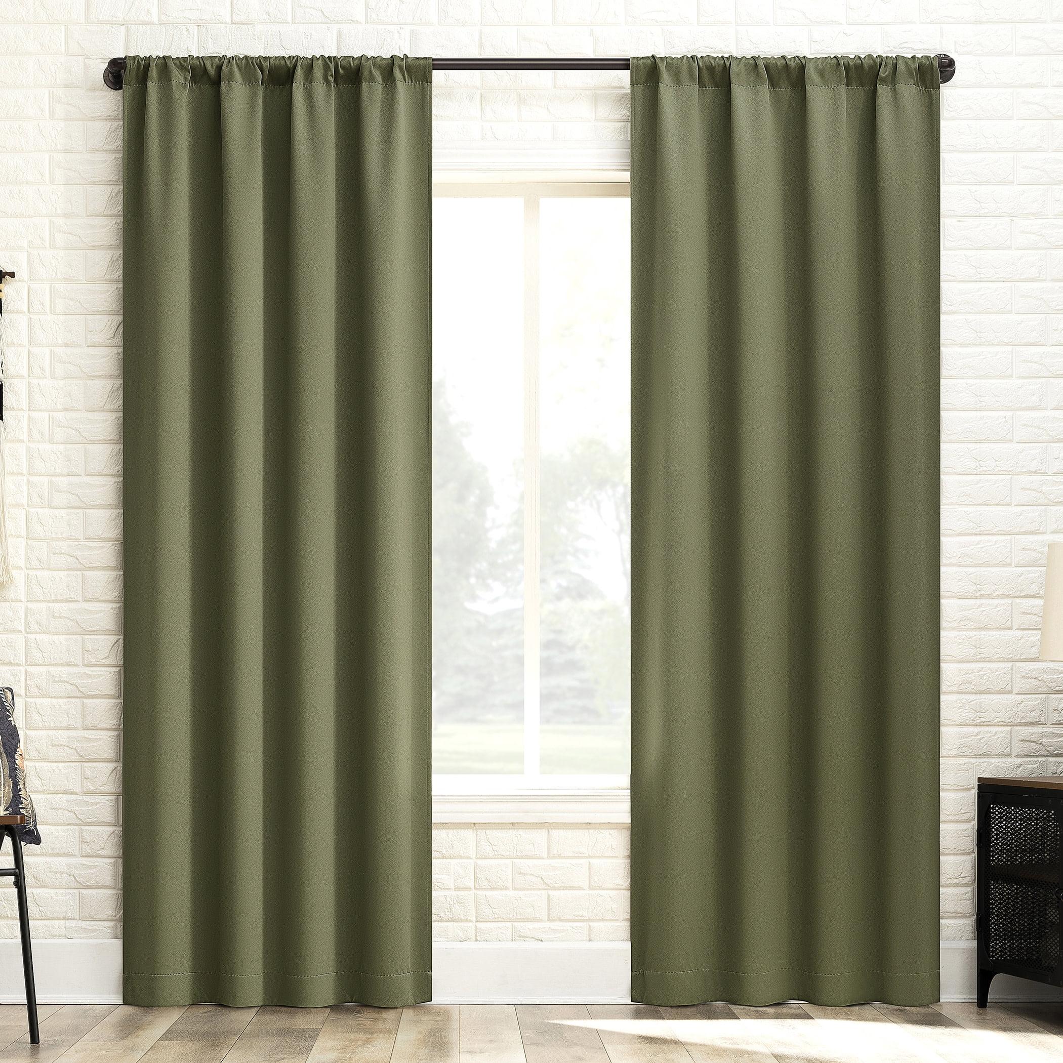 Bergen Theater Grade 100% Blackout Rod Pocket Curtain Panel