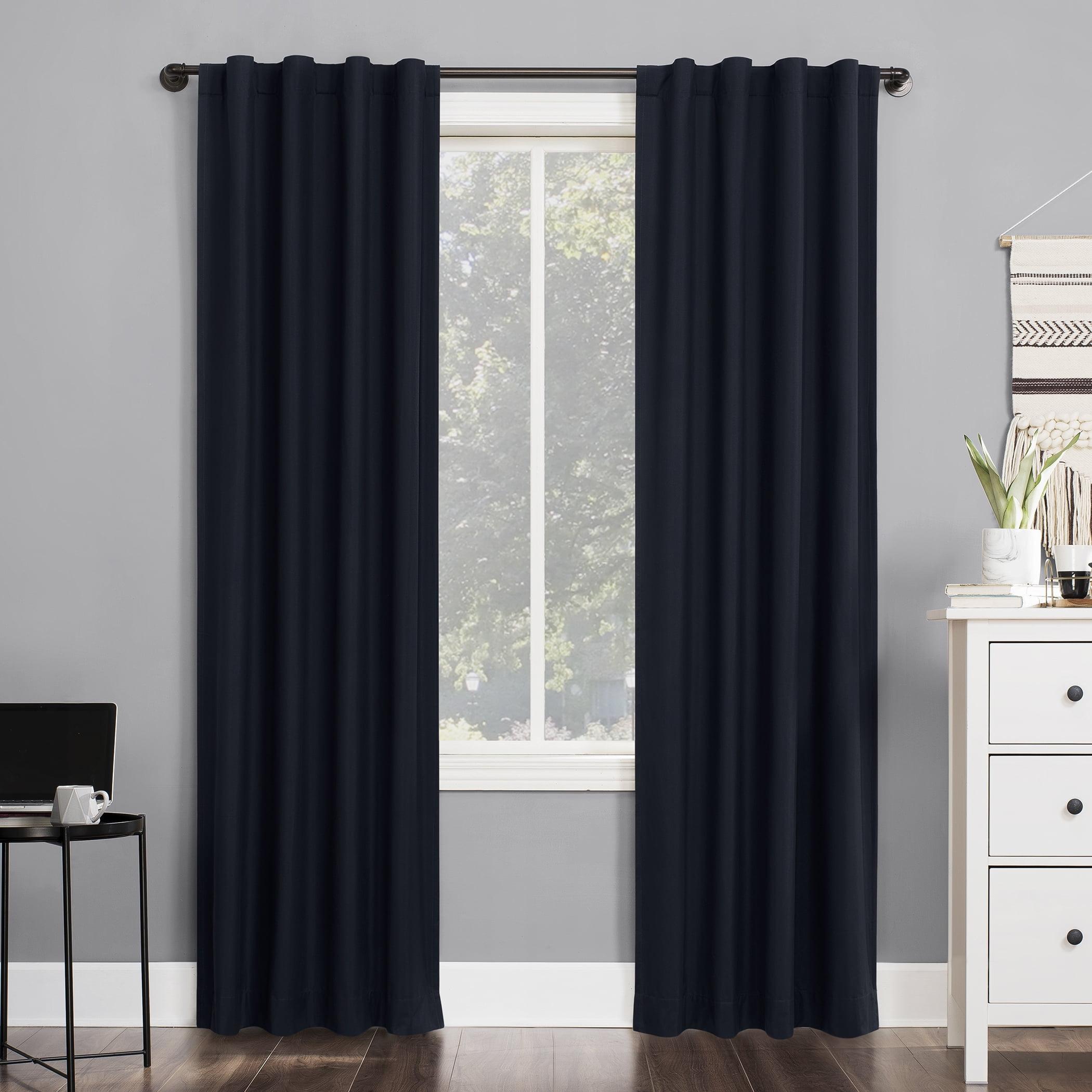 Sun Zero Blackout Cyrus Thermal Back Tab Curtain Panel