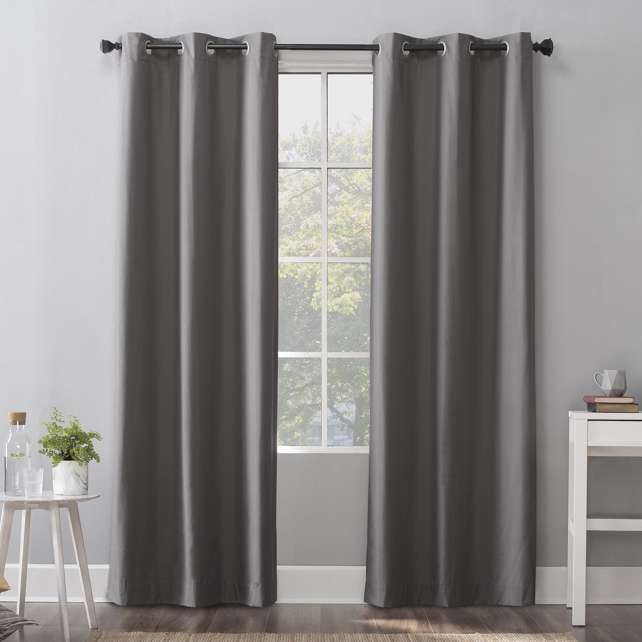 Sun Zero Blackout Cyrus Thermal Grommet Curtain Panel