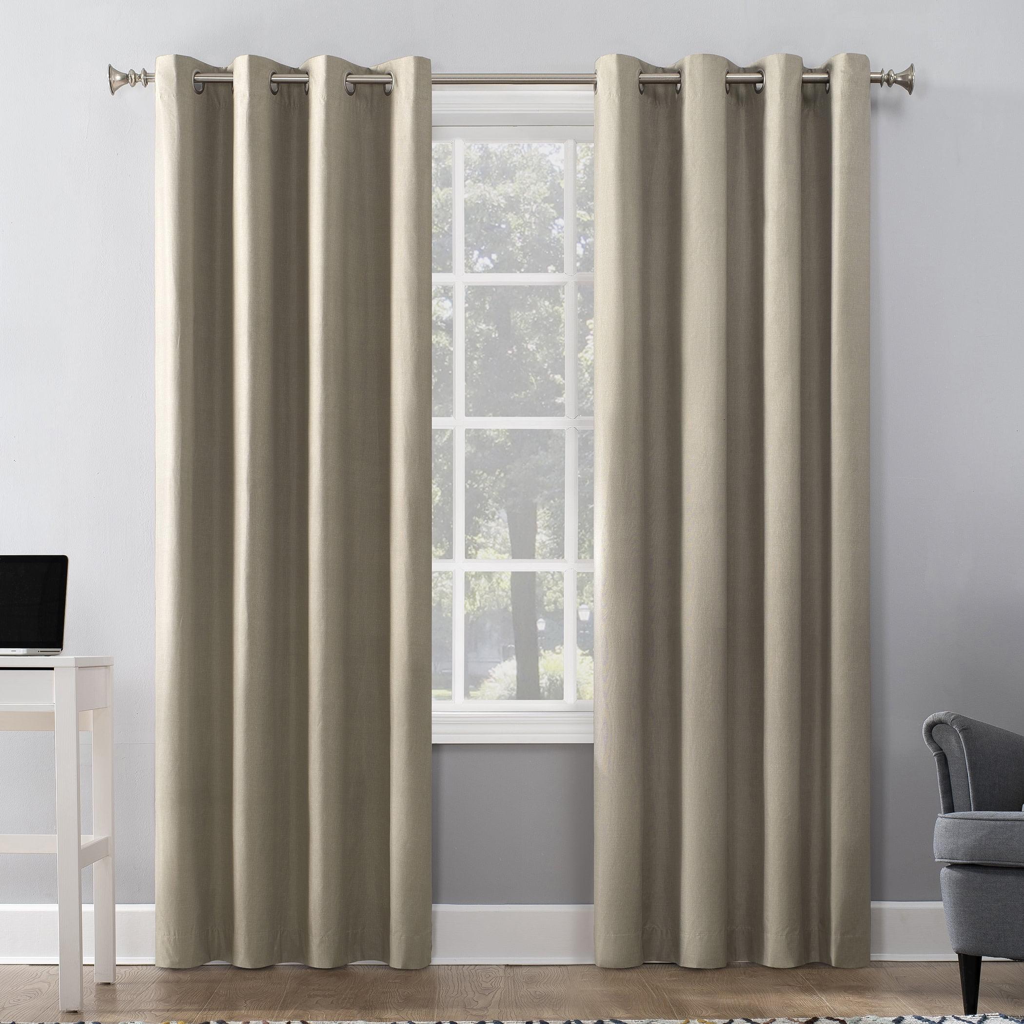 Sun Zero Cameron Thermal Insulated 100% Blackout Grommet Curtain Panel