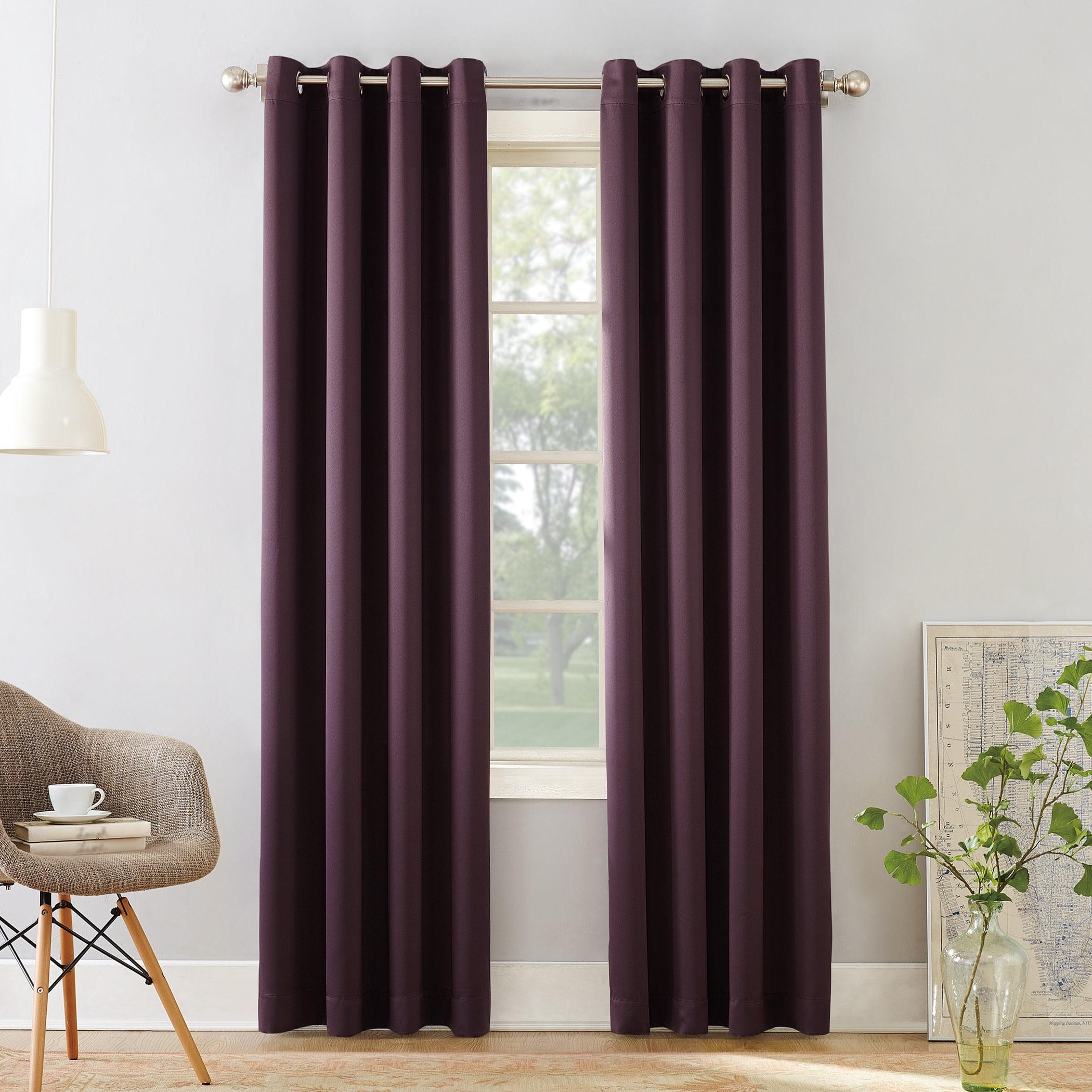 Sun Zero Room Darkening Seymour Grommet Curtain Panel