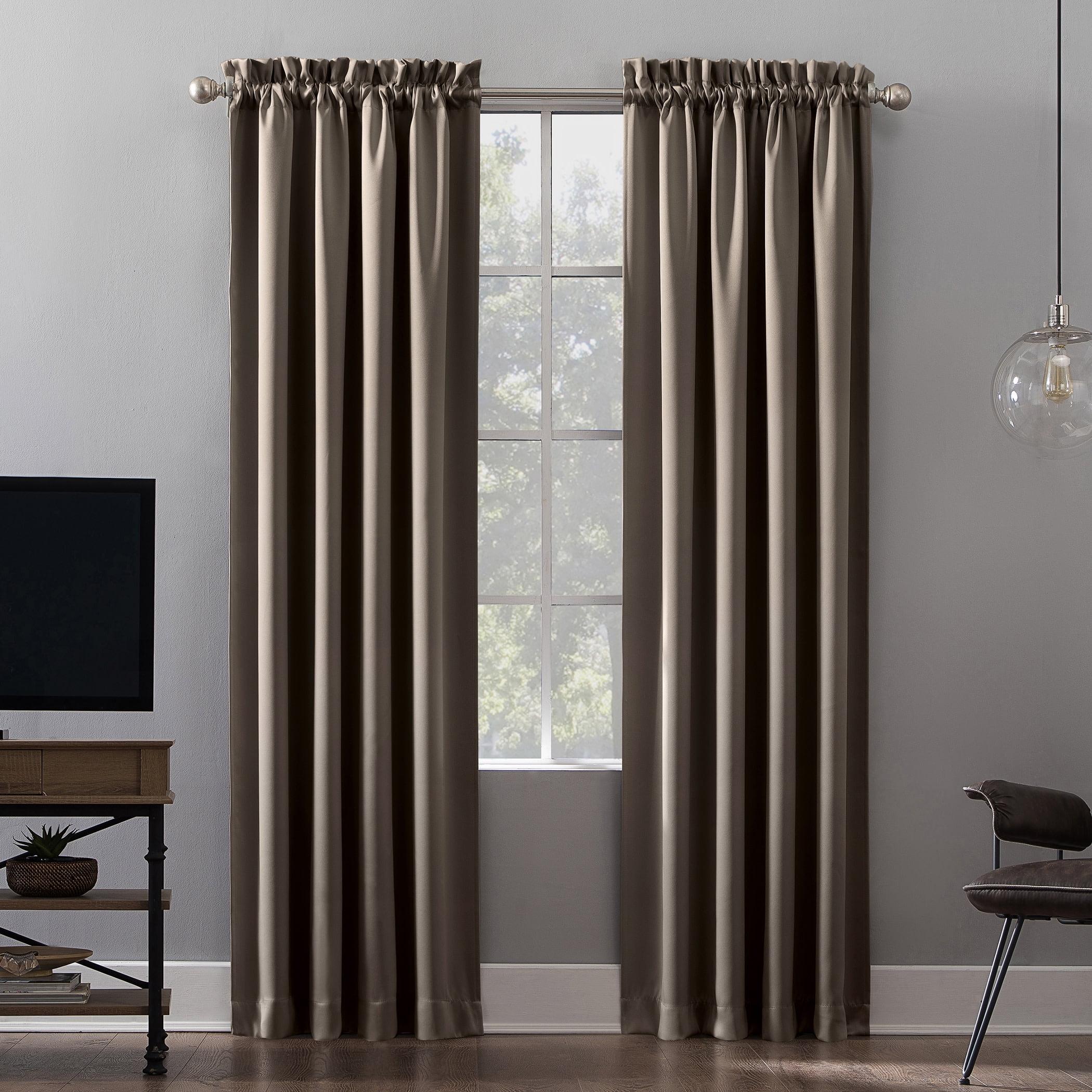 Sun Zero Sun Zero Oslo Theater Grade Extreme 100% Blackout Rod Pocket Curtain Panel