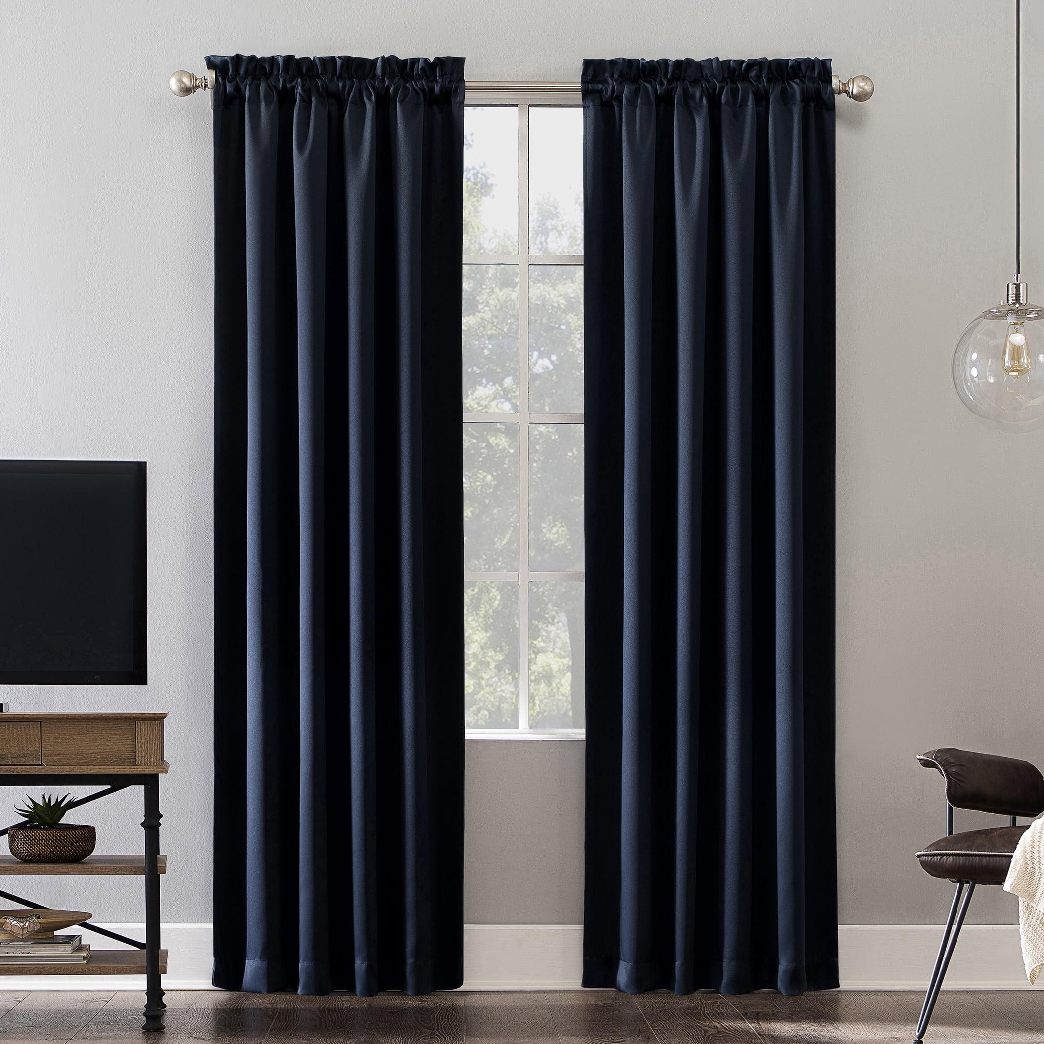 Sun Zero Blackout Oslo Theater Grade Rod Pocket Curtain Panel