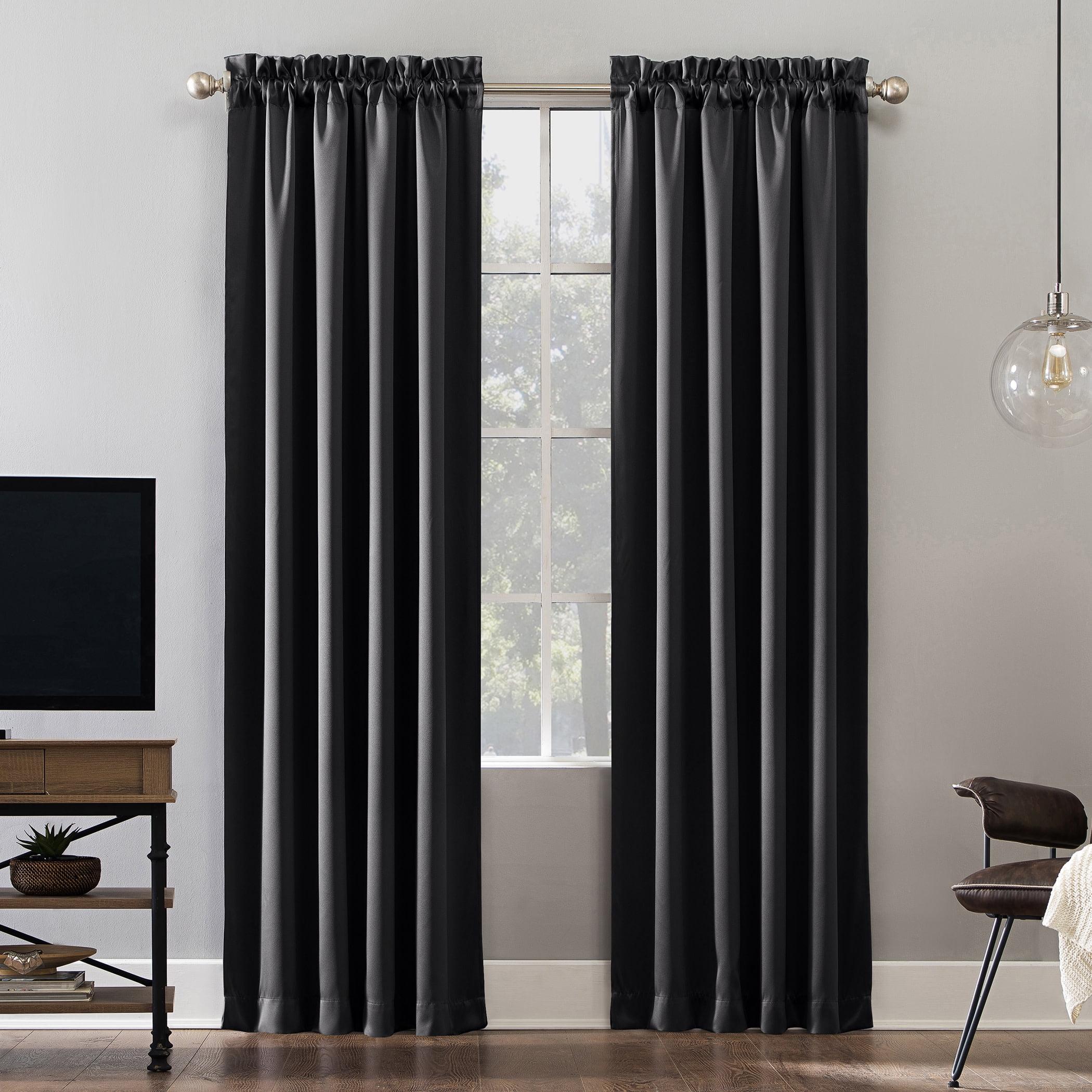 Sun Zero Oslo Theater Grade Extreme 100% Blackout Rod Pocket Curtain Panel