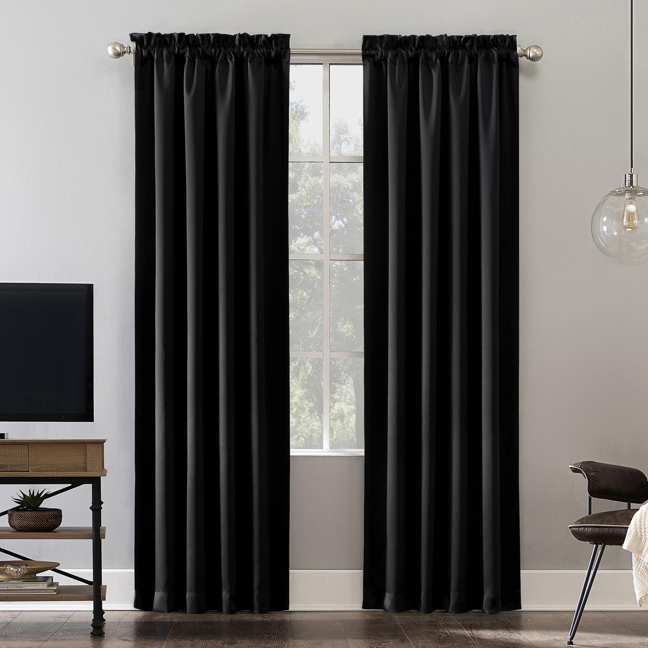 Sun Zero Blackout Oslo Theater Grade Rod Pocket Curtain Panel