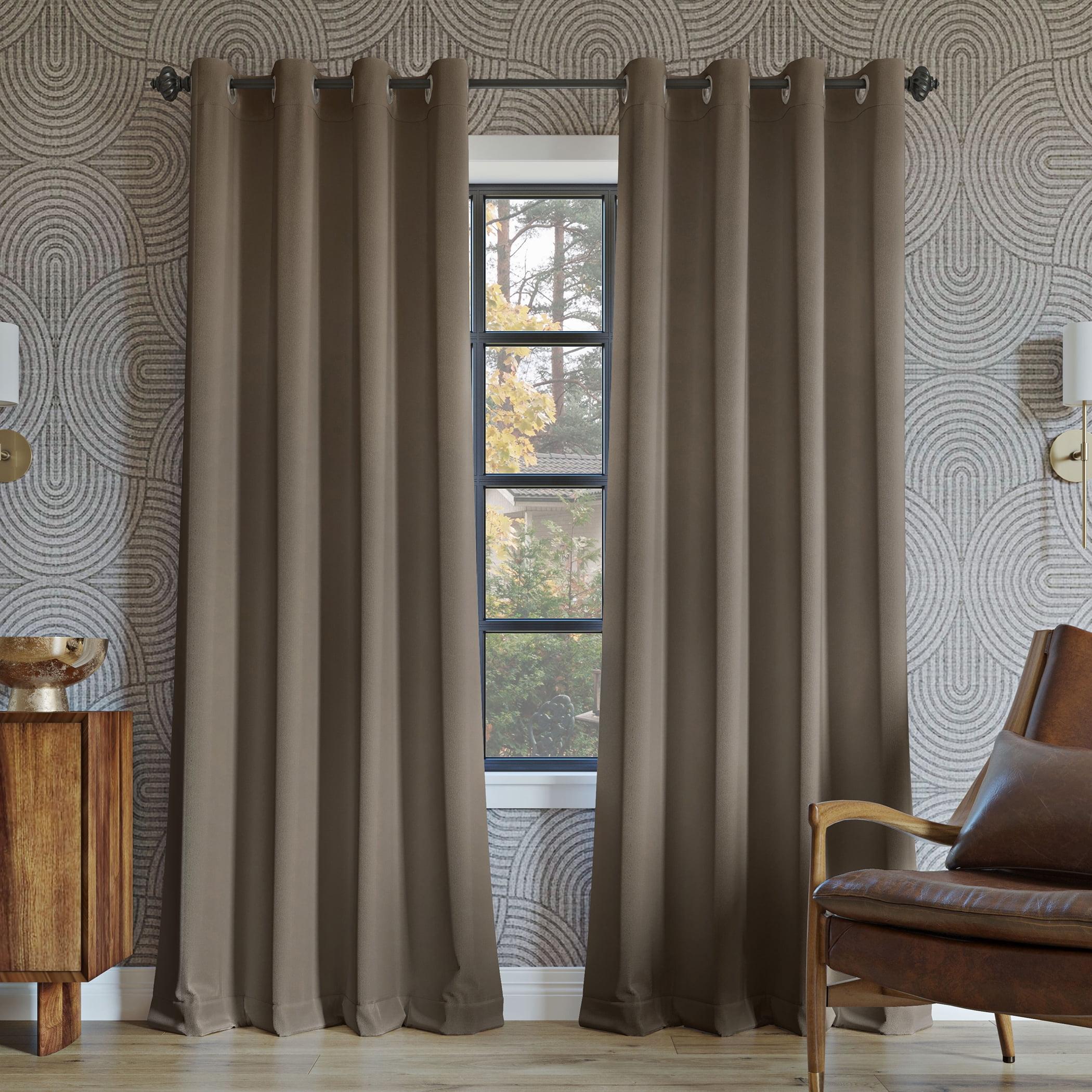 Sun Zero 100% Blackout Oslo Theater Grade Grommet Curtain Panel