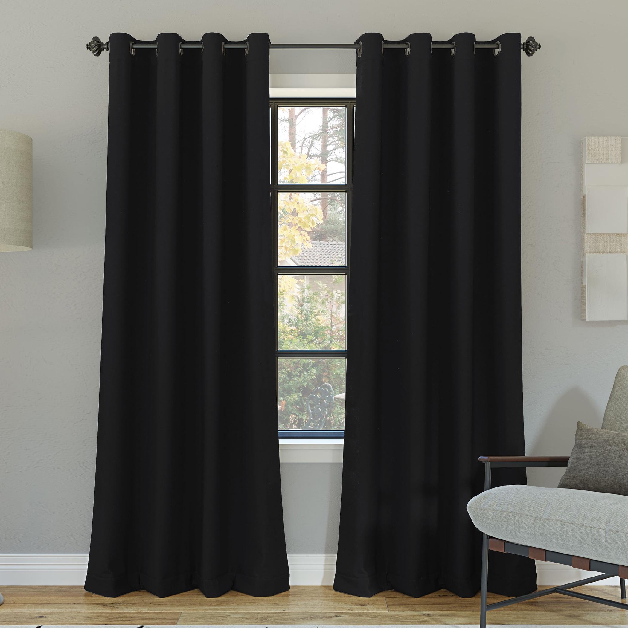 Sun Zero 100% Blackout Oslo Theater Grade Grommet Curtain Panel