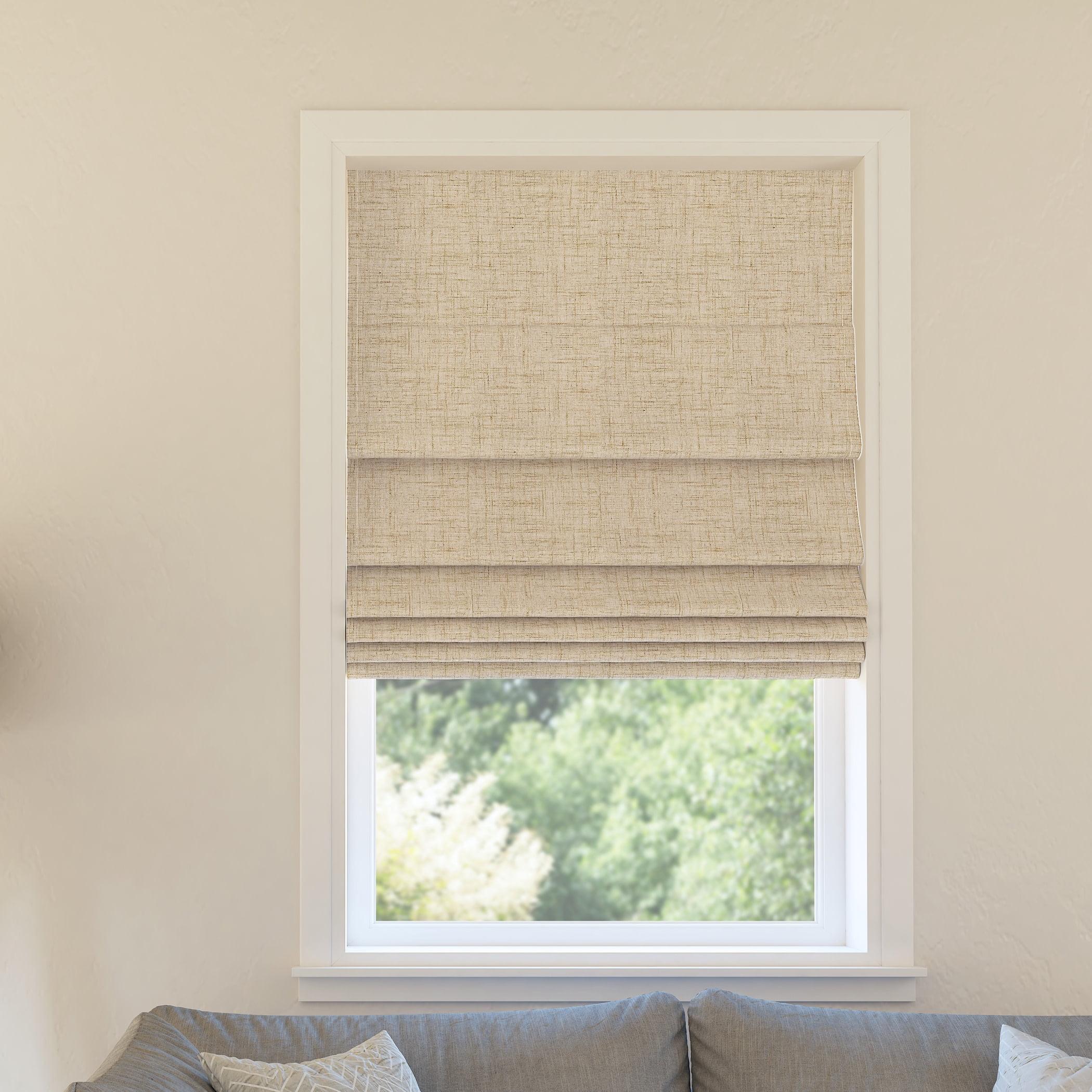 Sun Zero Sun Zero Somerton Thermal 100% Blackout Cordless Roman Shade