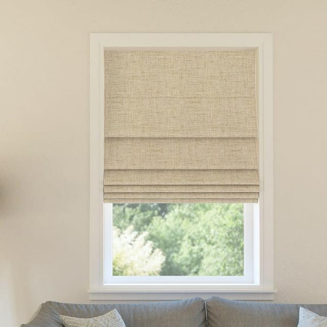 Sun Zero Sun Zero Somerton Thermal 100% Blackout Cordless Roman Shade