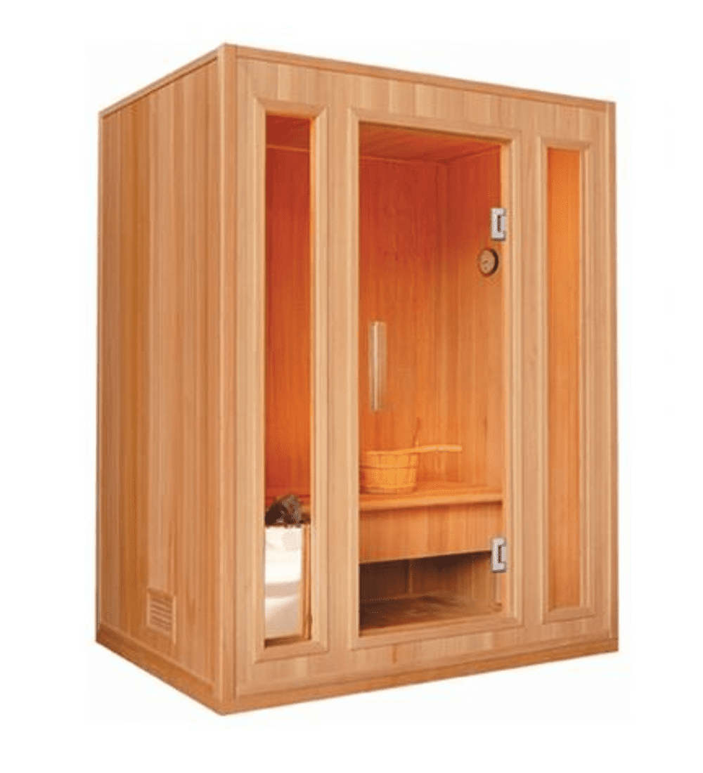 Southport 3-Person Canadian Hemlock Traditional Sauna