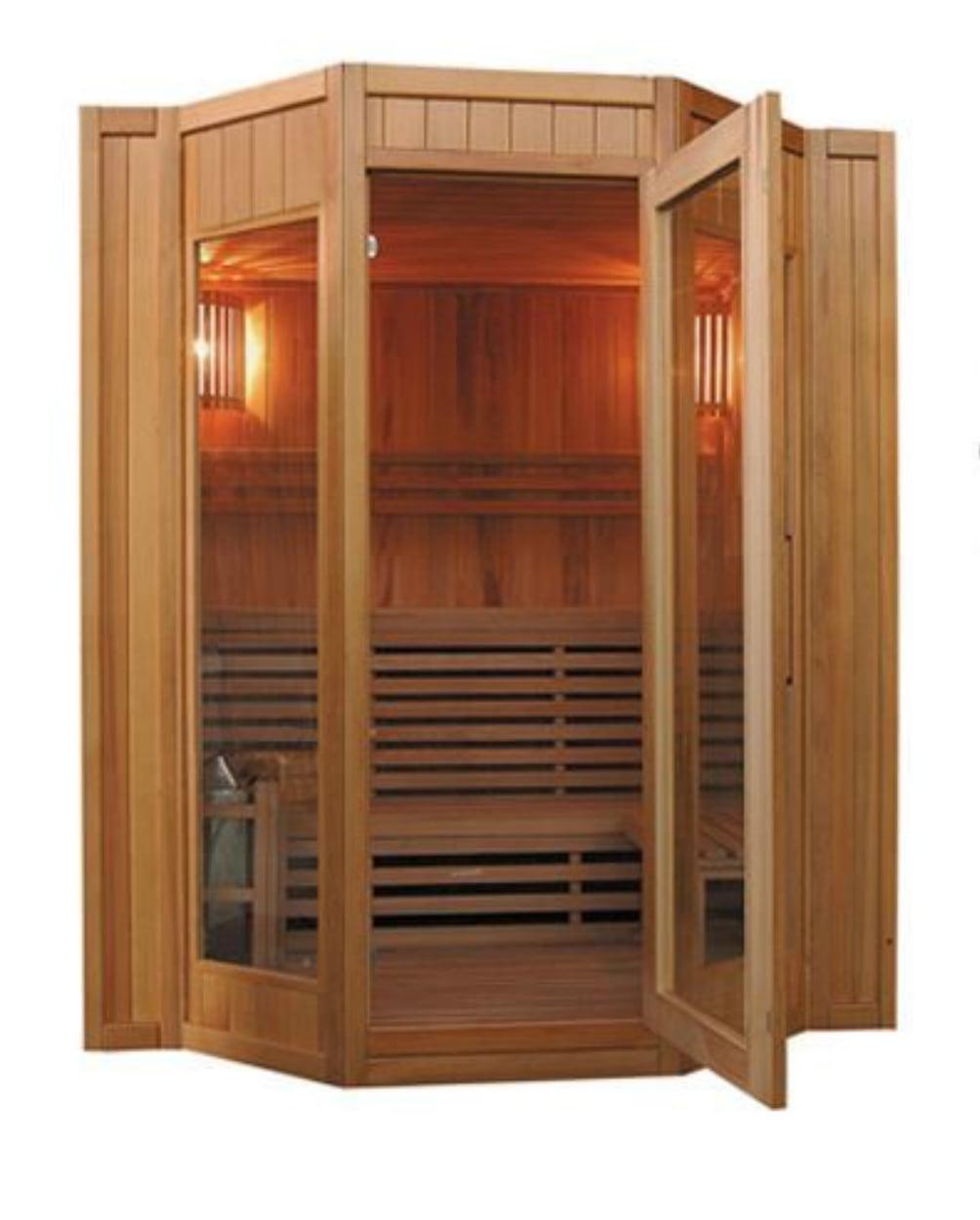 Tiburon 4-Person Canadian Hemlock Traditional Sauna