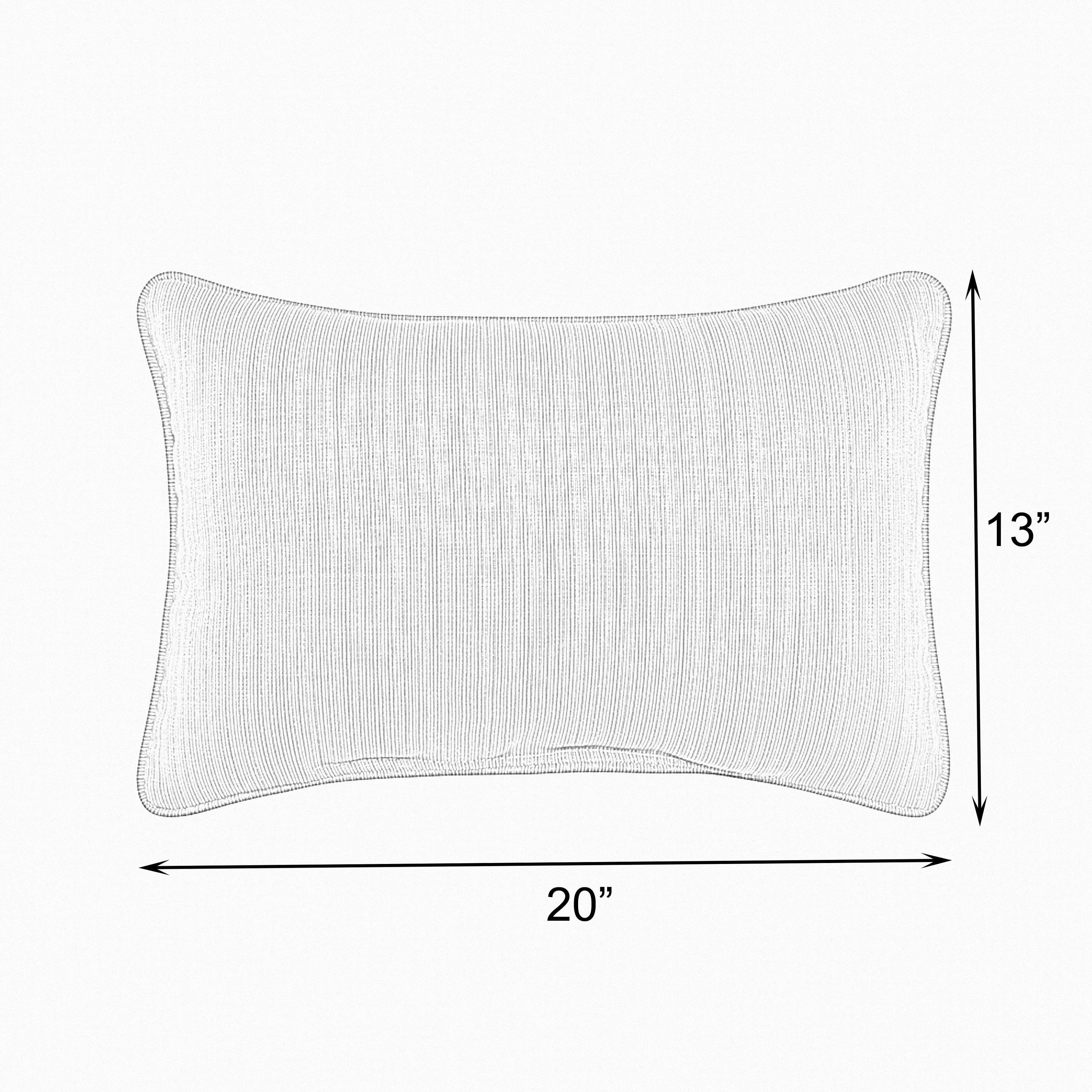 Sunbrella Indoor Single Embroidered Pillow - "Be Our Guest" Gunmetal Grey