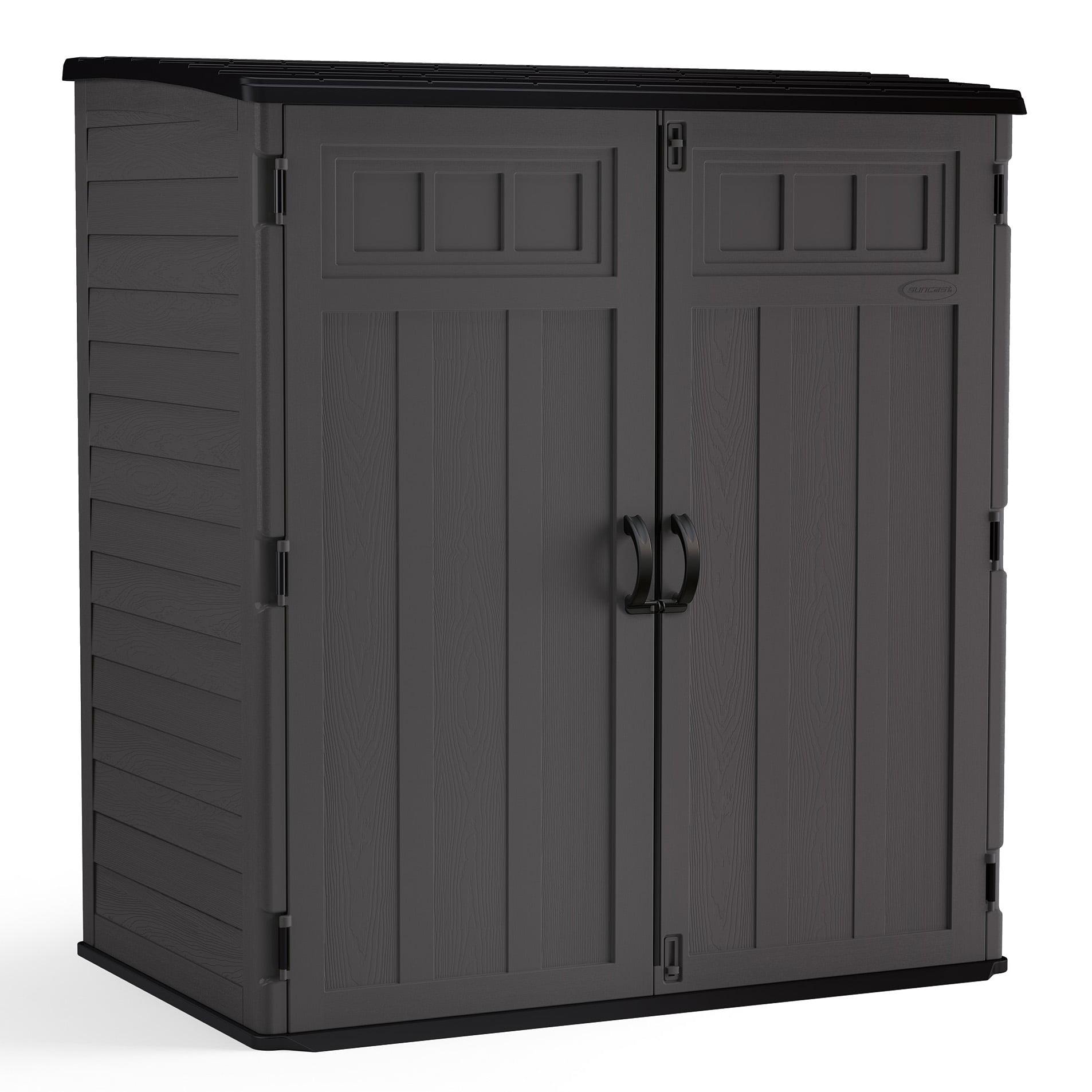 Suncast 5 ft. 10.5 in. W x 3 ft. 8.25 in. D Resin Vertical Storage Shed