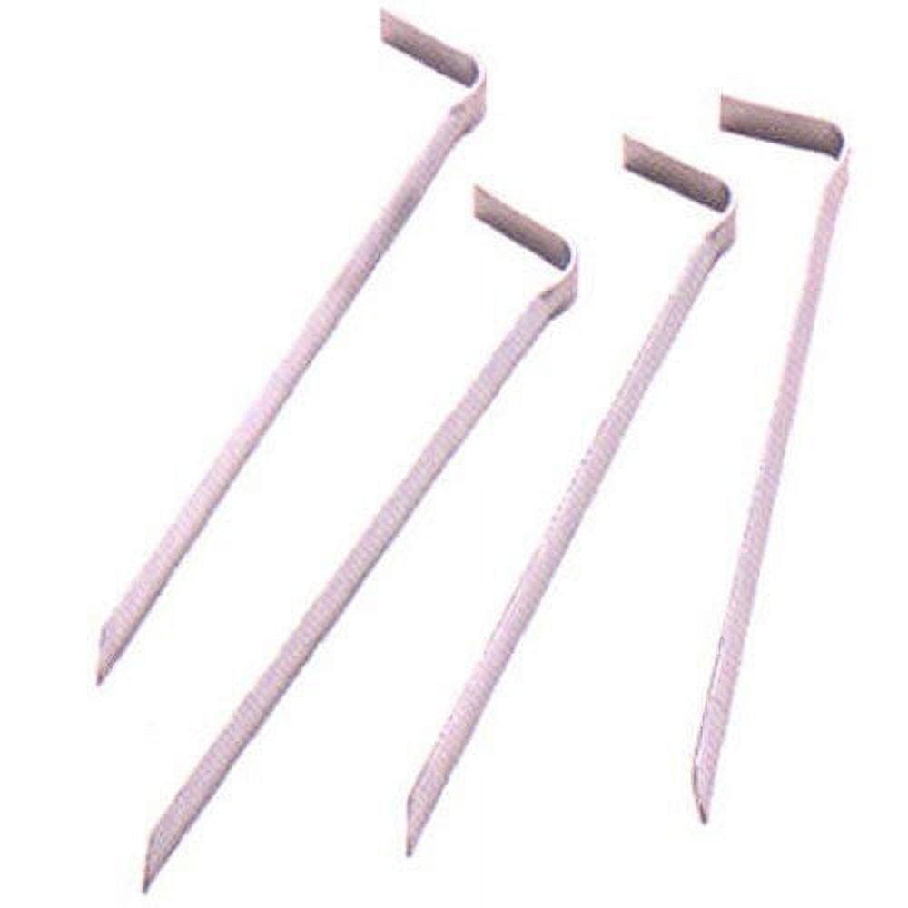 Heavy-Duty 8-Inch Metal Garden Edging Stakes, Set of 4