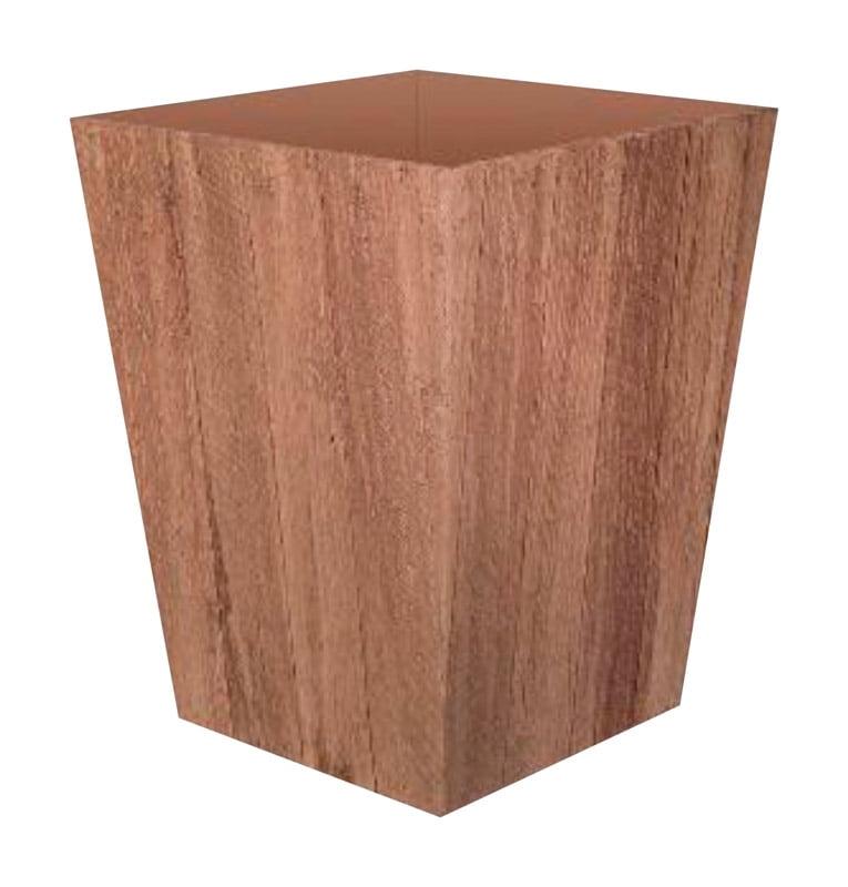 Farmington Rustic Brown Resin 16" Square Outdoor & Indoor Planter