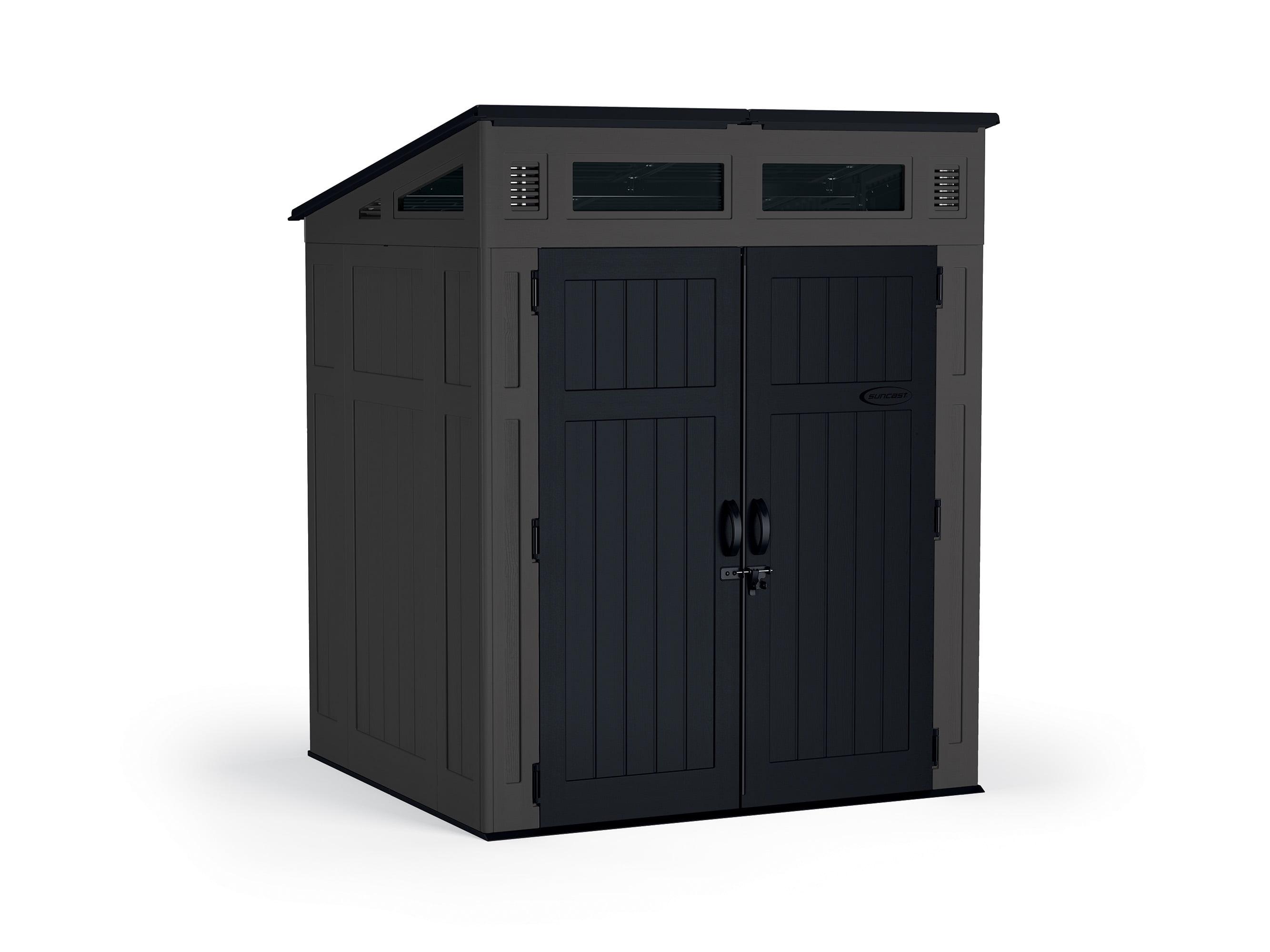 Suncast Suncast Modernist 6 ft. W x 5 ft. D Resin Vertical Storage Shed