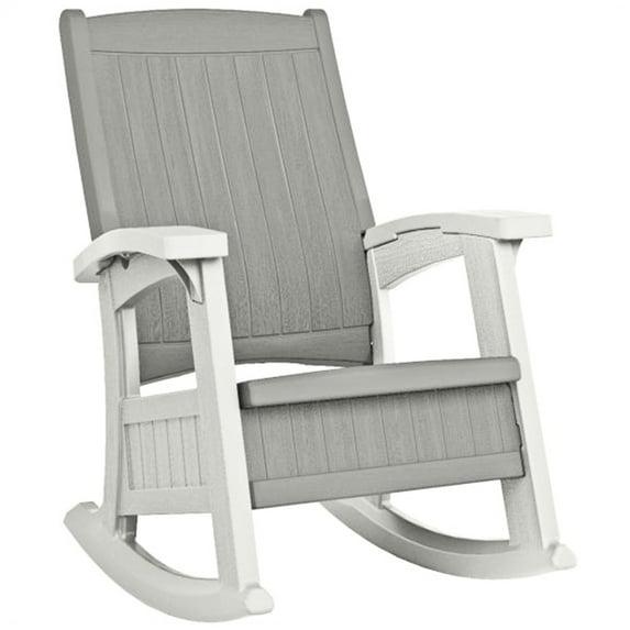 Suncast Suncast Outdoor Rocking Chair with Storage