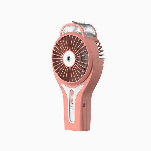 Sunneday 3" Portable Misting Fan in Coral Bell