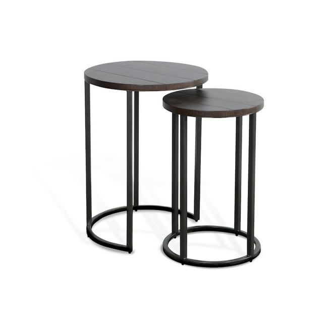 Sunny Designs Round Nesting Side Table Set