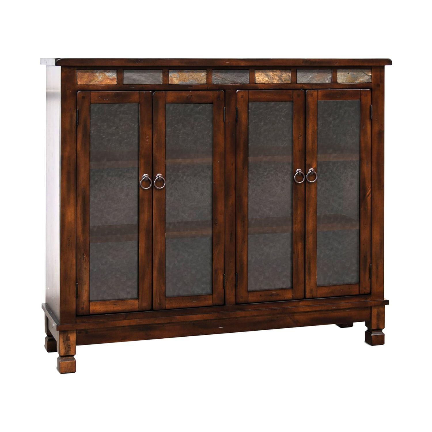 Sunny Designs Santa Fe 42" Traditional Wood Bookcase in Dark Chocolate