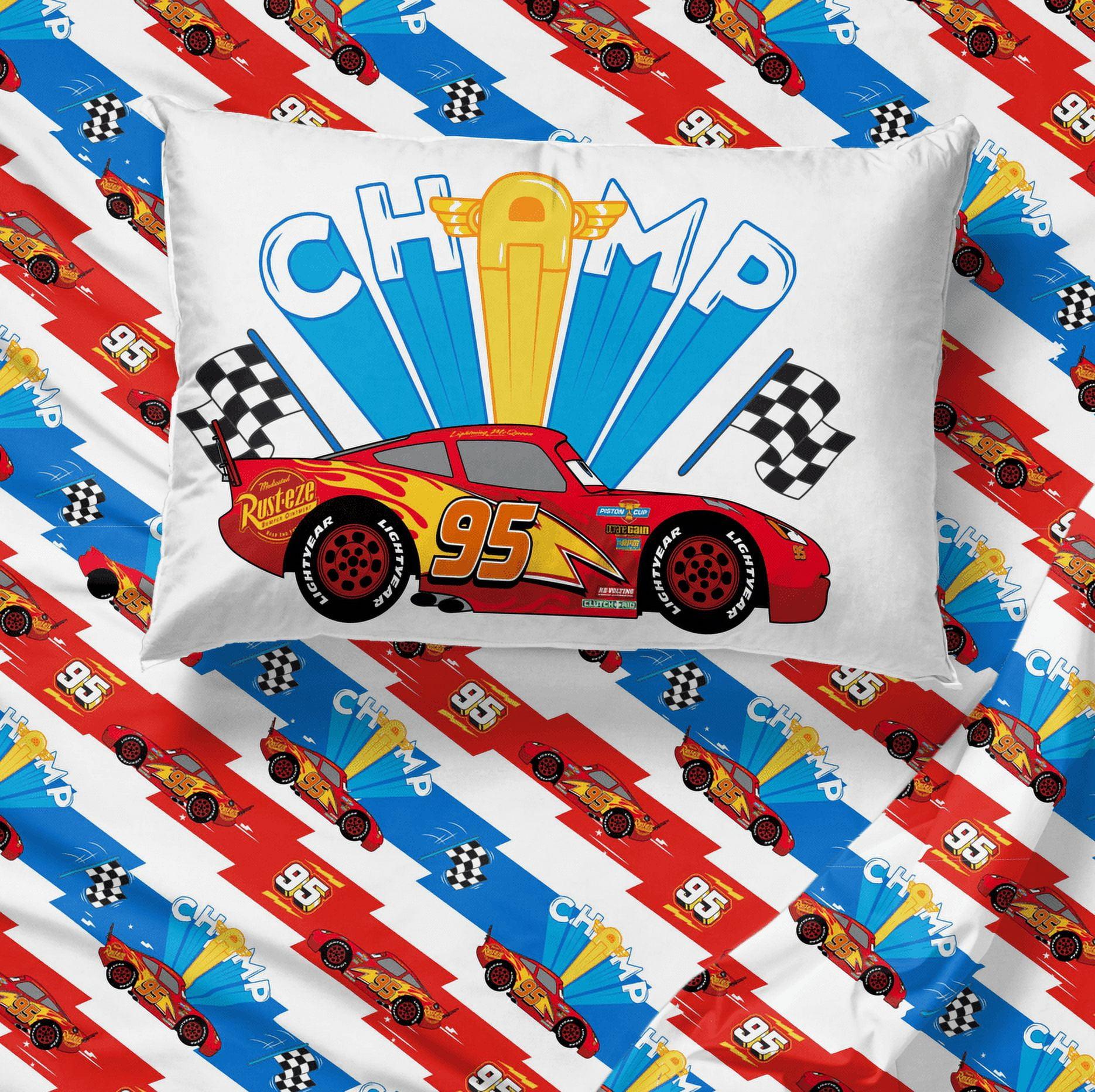 Disney Pixar Cars Lightning McQueen Twin Microfiber Sheet Set