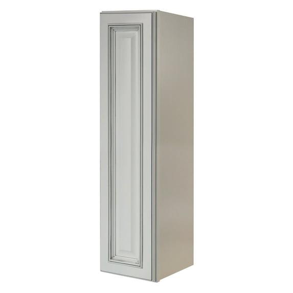 Sunny Wood Rlw0936-A Riley 9" Wide X 36" High Single Door Wall Cabinet - White