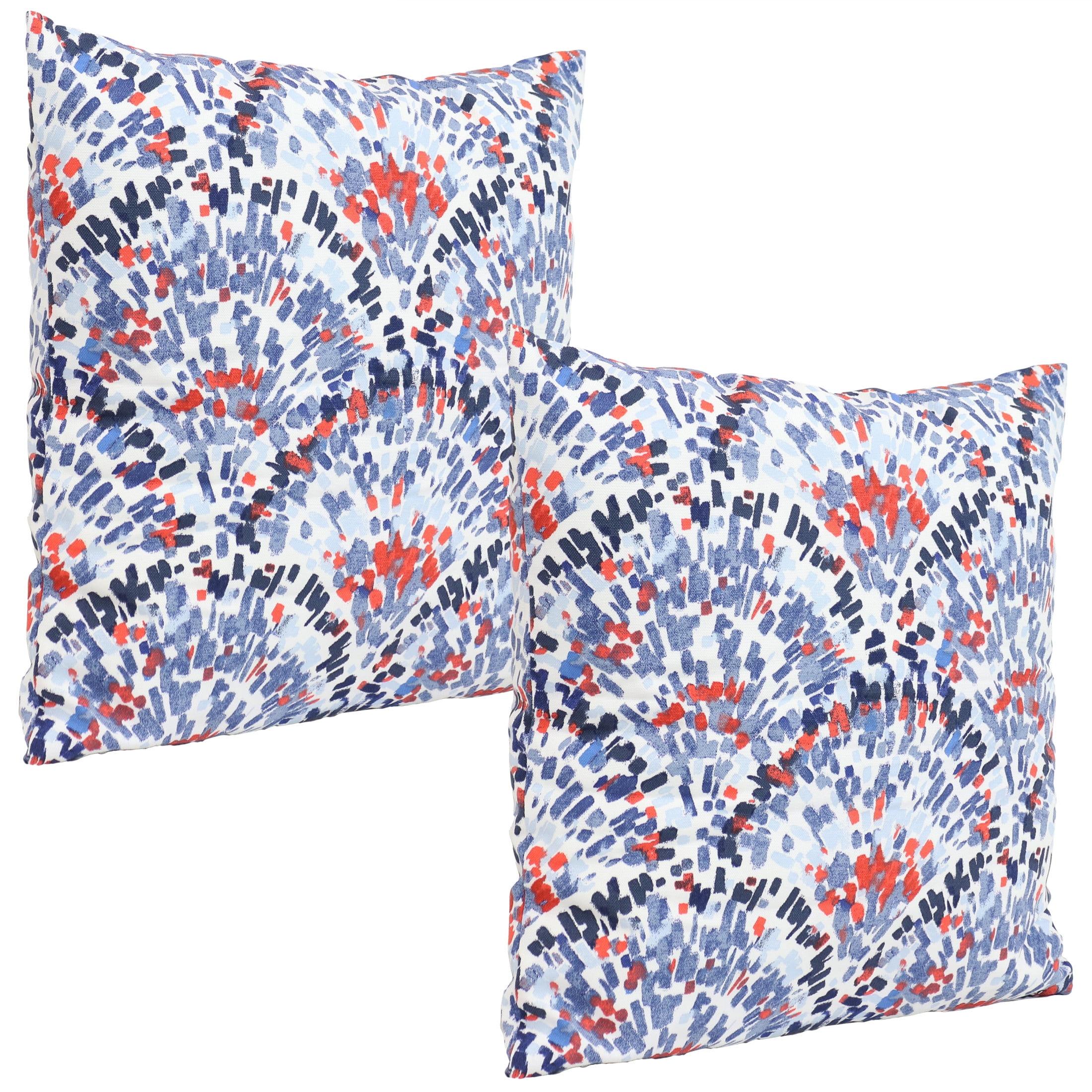 SunnyDaze Decor Indoor/Outdoor Pillow Cover (Set of 2)