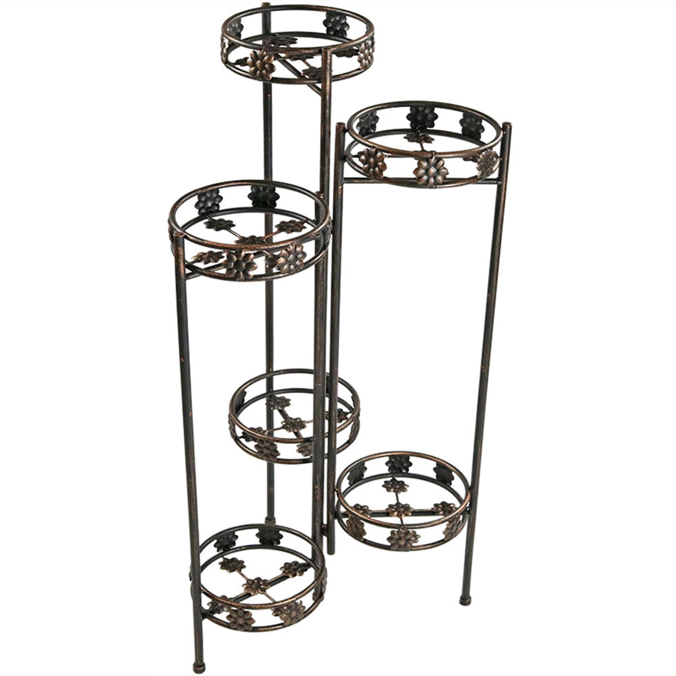 SunnyDaze Decor Metal Weather Resistant Plant Stand