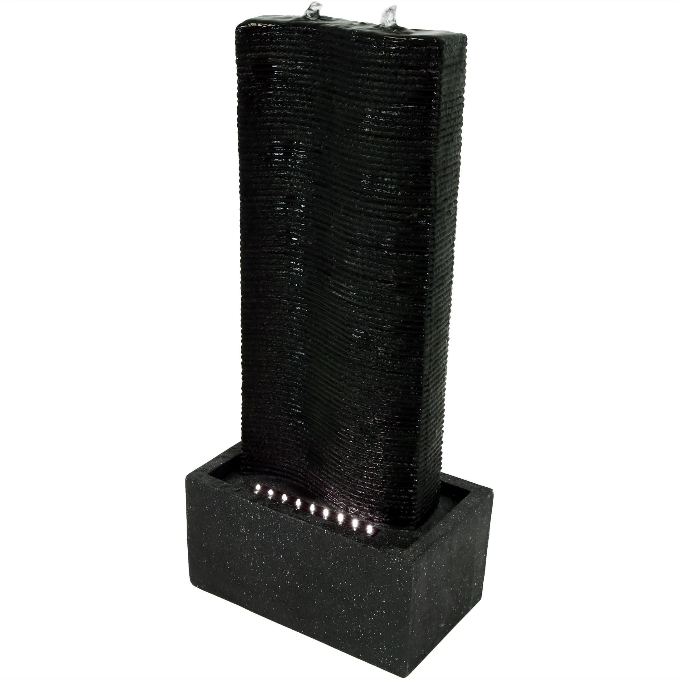 Brayden Studio® Crass Weather Resistant Floor Fountain with Light