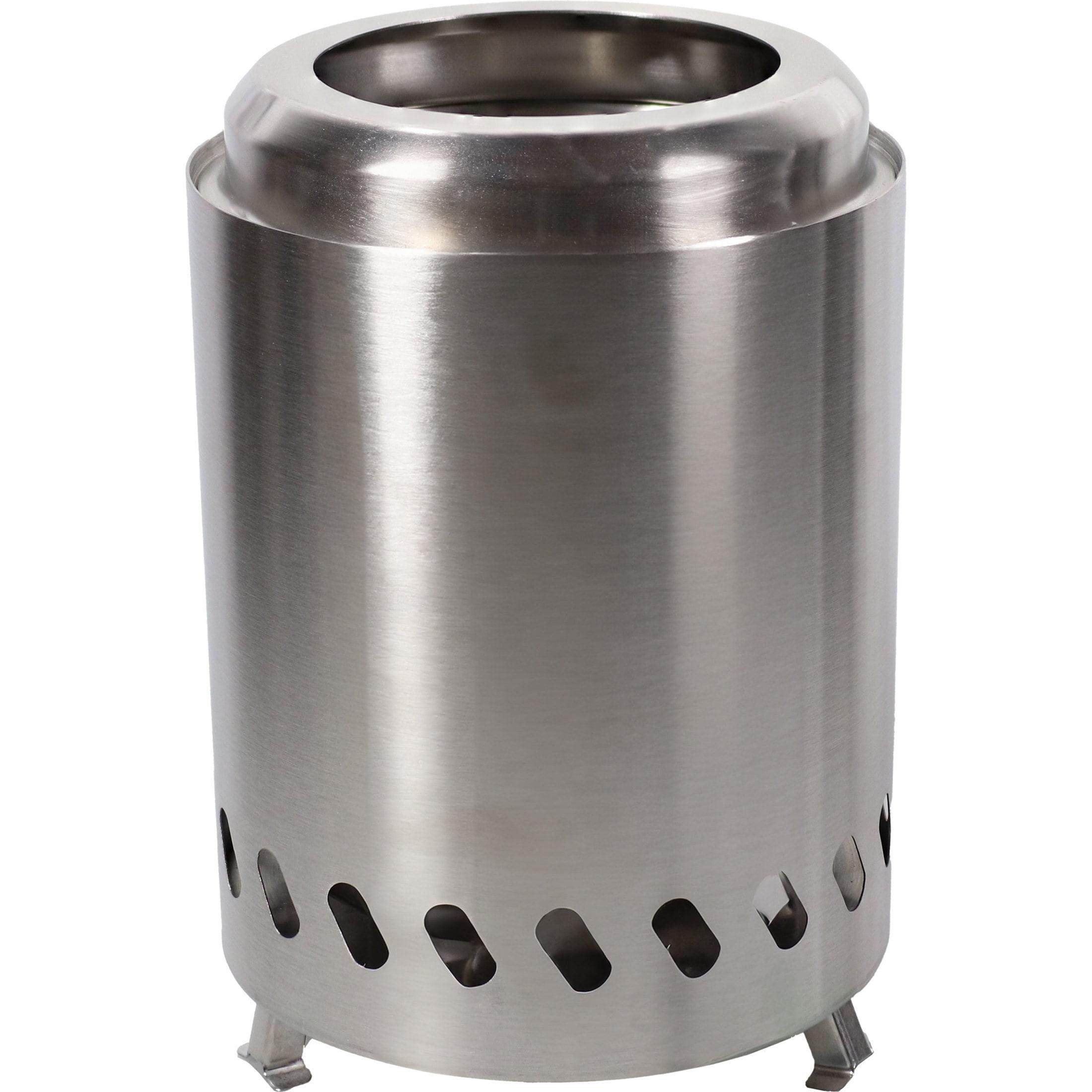 Sunnydaze Stainless Steel Tabletop Smokeless Fire Pit