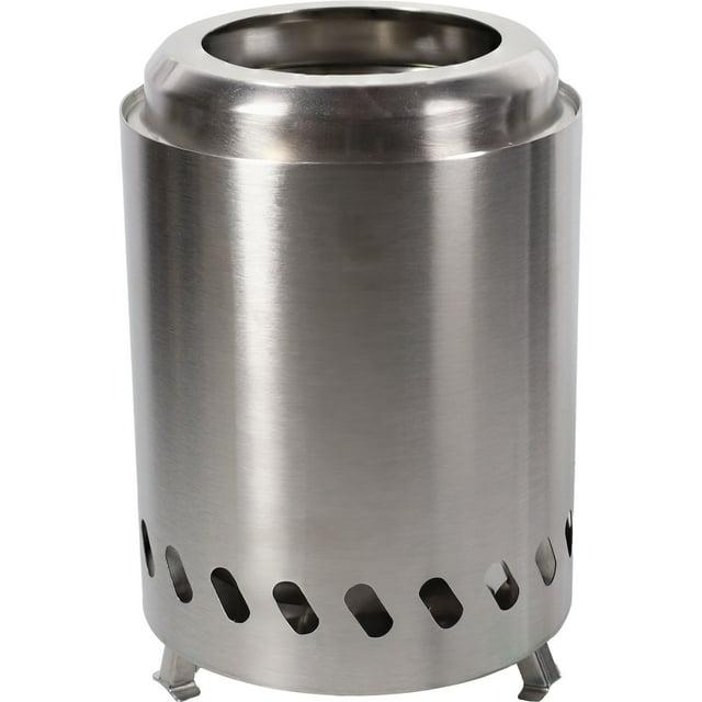Sunnydaze Stainless Steel Tabletop Smokeless Fire Pit