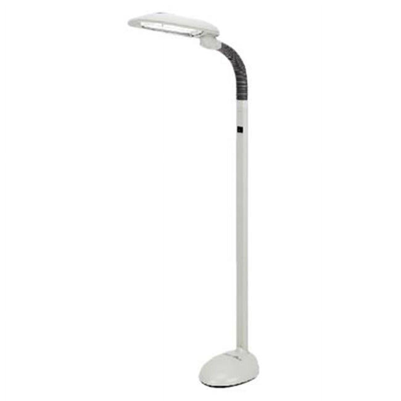 ArcFlex Black Adjustable Energy-Saving Floor Lamp with Flicker-Free Lighting