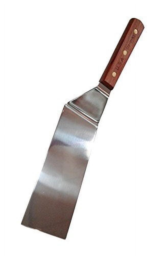 Sunrise 15" Stainless Steel Turner with Walnut Wood Handle