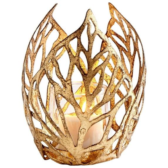 09050-Cyan lighting-sunrise Flame - small Candleholder - 3.75 Inches Wide by 5 Inches High