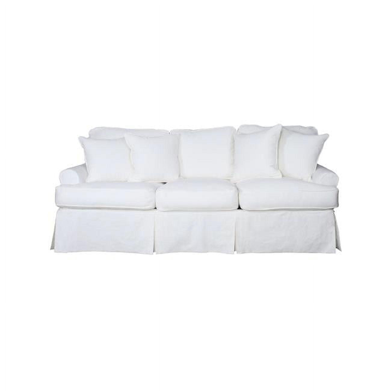 Sunset Trading Horizon Slipcovered Sofa Peyton Pearl