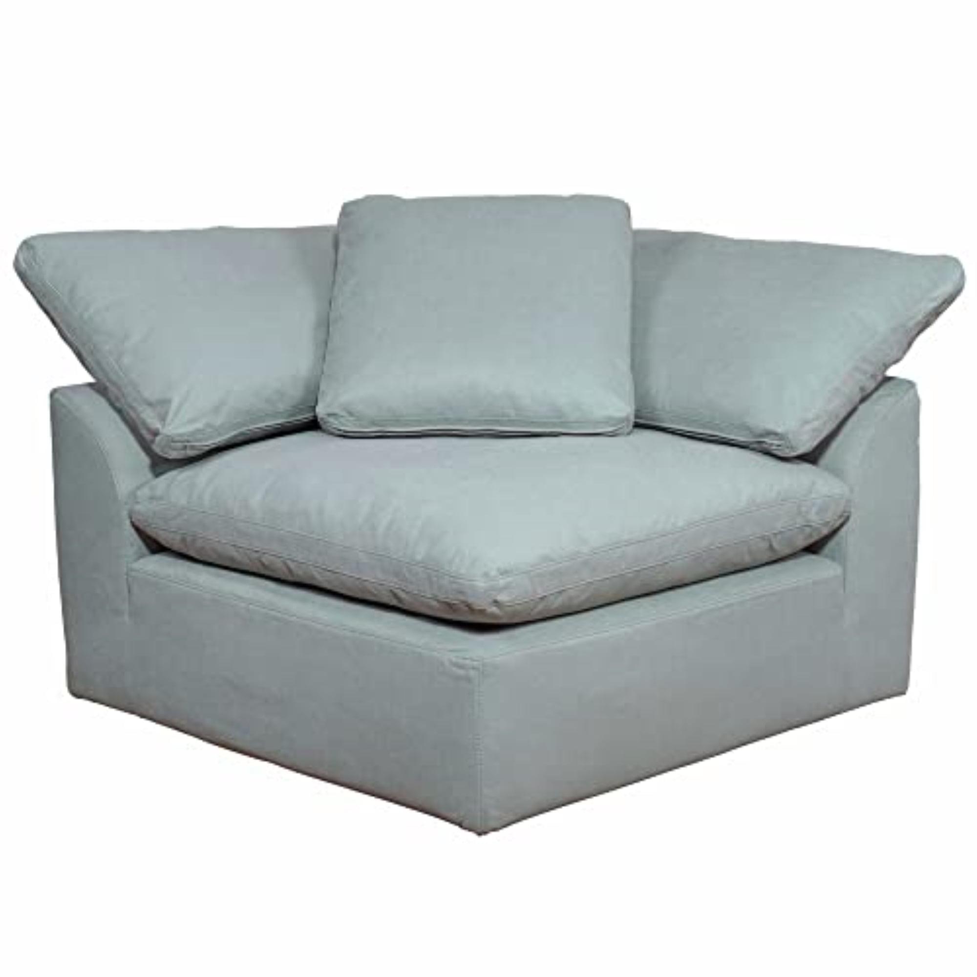 Ocean Blue Traditional 44" Modular Arm Chair Slipcover