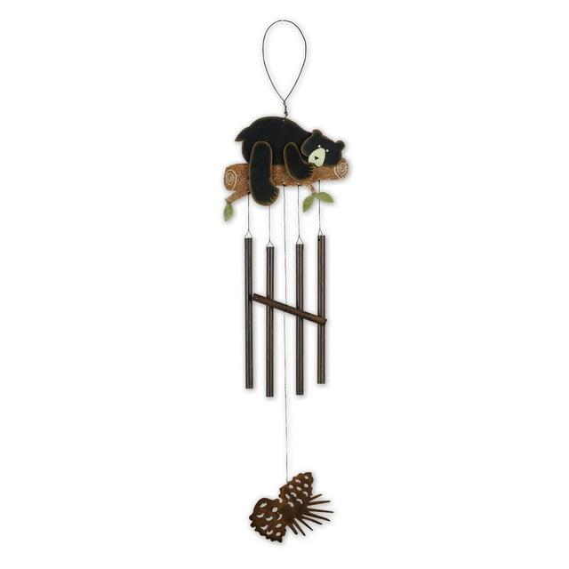 Sunset Vista Design Studios Lodge Collection Bear Hug Wind Chime