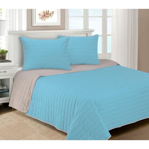 Superior Brandon Standard Cotton Traditional Reversible Quilt Set