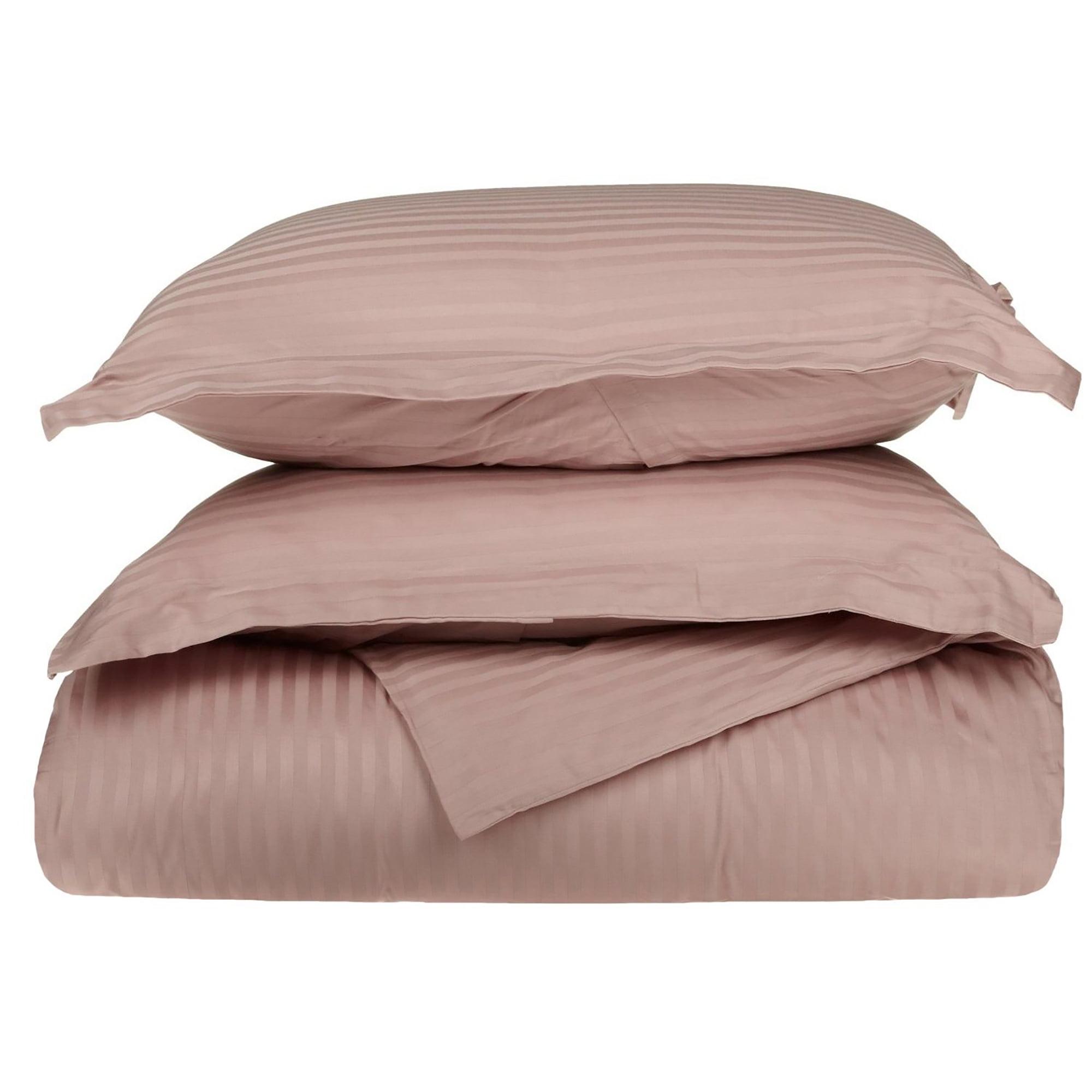 Superior Luxor Treasures Modern & Contemporary Sateen Striped Duvet Cover Set