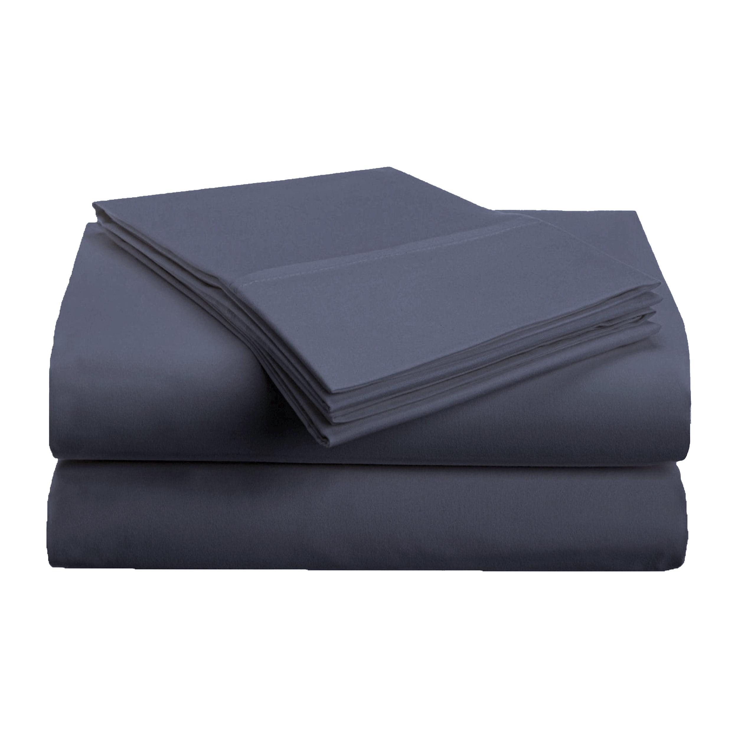 Navy Blue King Deep Pocket Microfiber Sheet Set