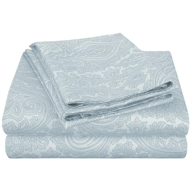 Superior Classic Paisley 600 Thread Count Cotton Blend Sateen Sheet Set