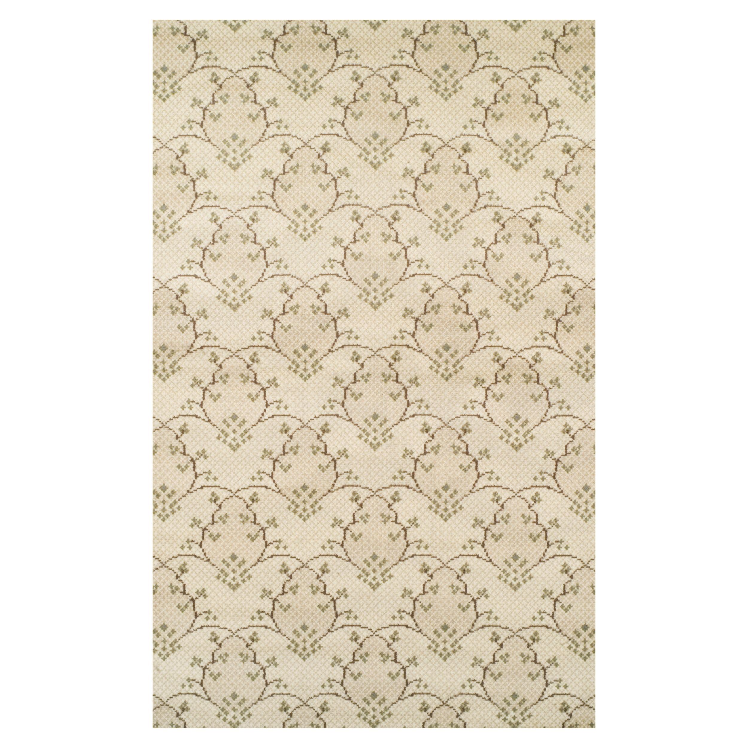 Aberdeen Ivory Floral Indoor Area Rug, Easy Care, 8' x 10'