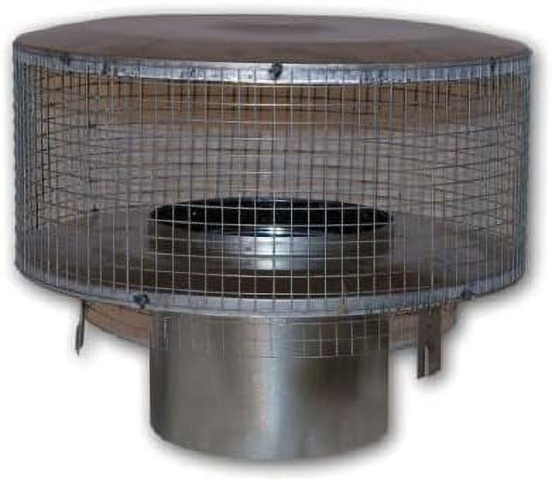 Superior - Astria - IHP - Chimney Cap Round Top w/Mesh Screen for 8DM Pipe RT-8DM F0916, Silver