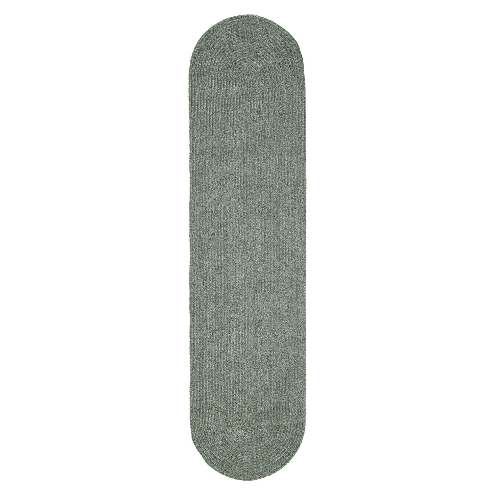 Superior Braided Indoor/ Outdoor Area Rug, 2' x 8' Oval, Lagoon Breeze