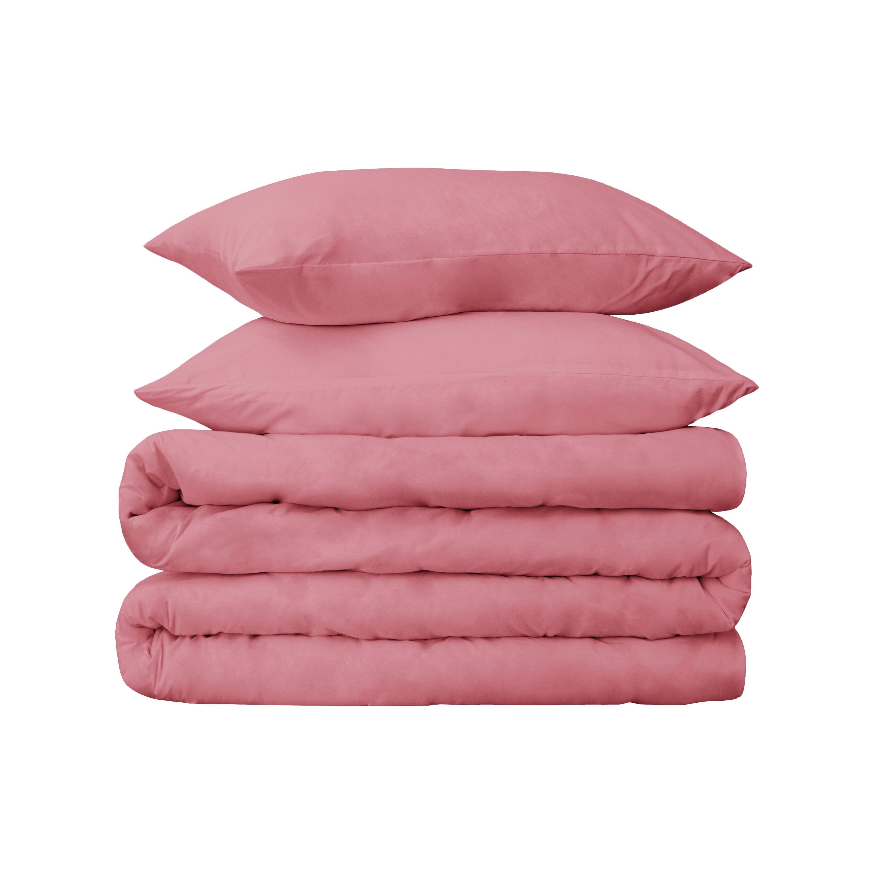 Blush Full/Queen 100% Cotton Duvet Cover Set