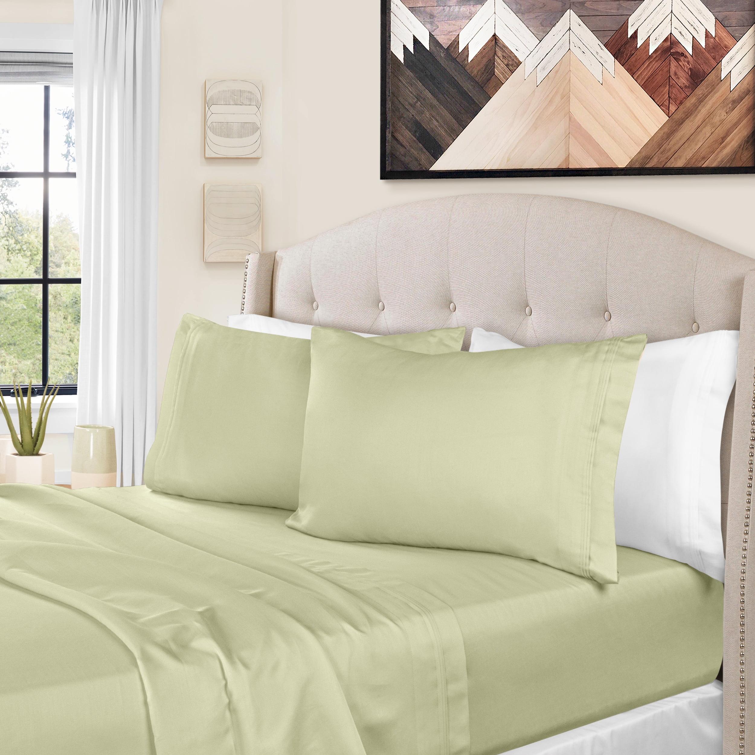 Superior Egyptian Cotton Deep Pocket Solid Luxury 1500 Thread Count Sheet Set