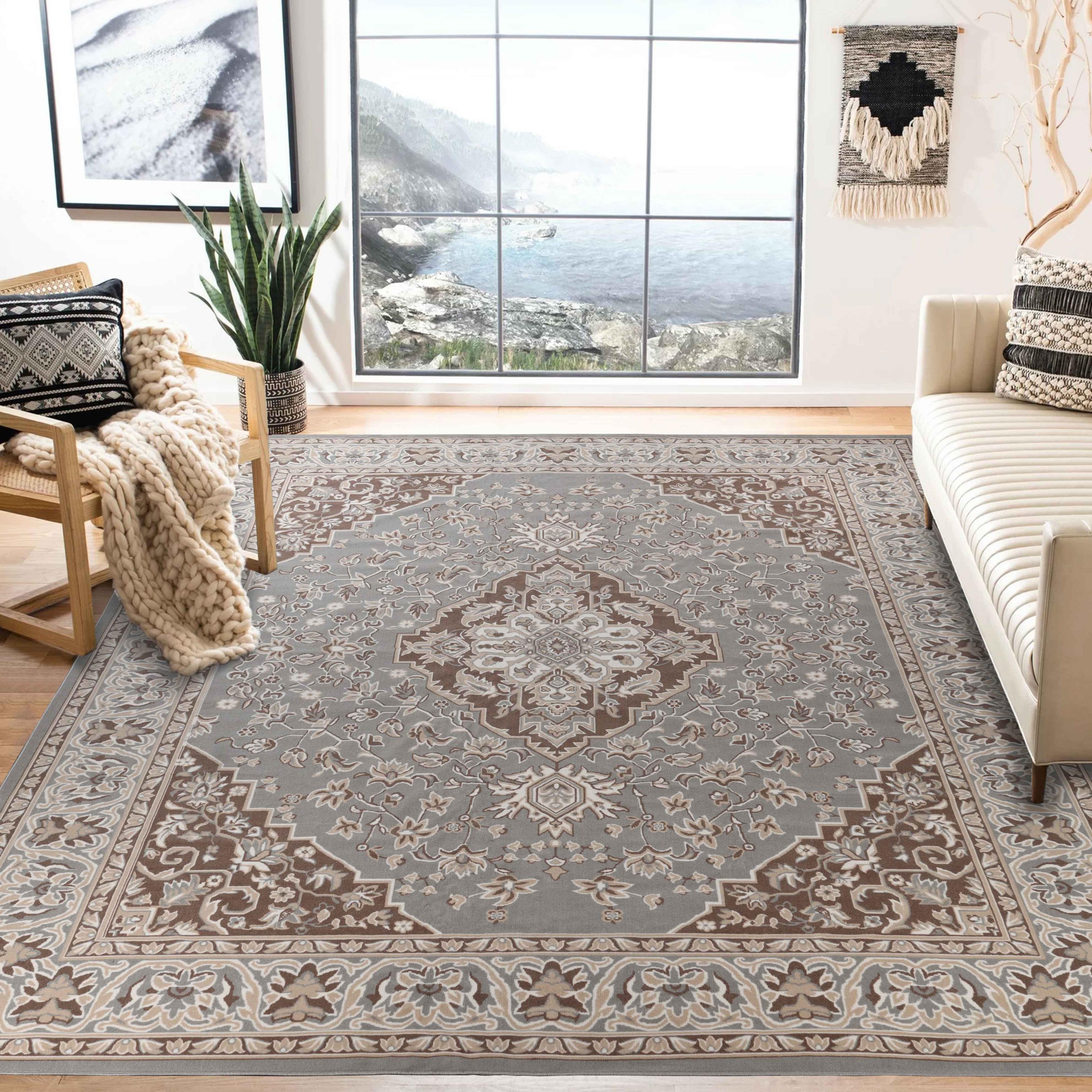 Superior Glendale Indoor Area Rug, 12' x 15', Gray