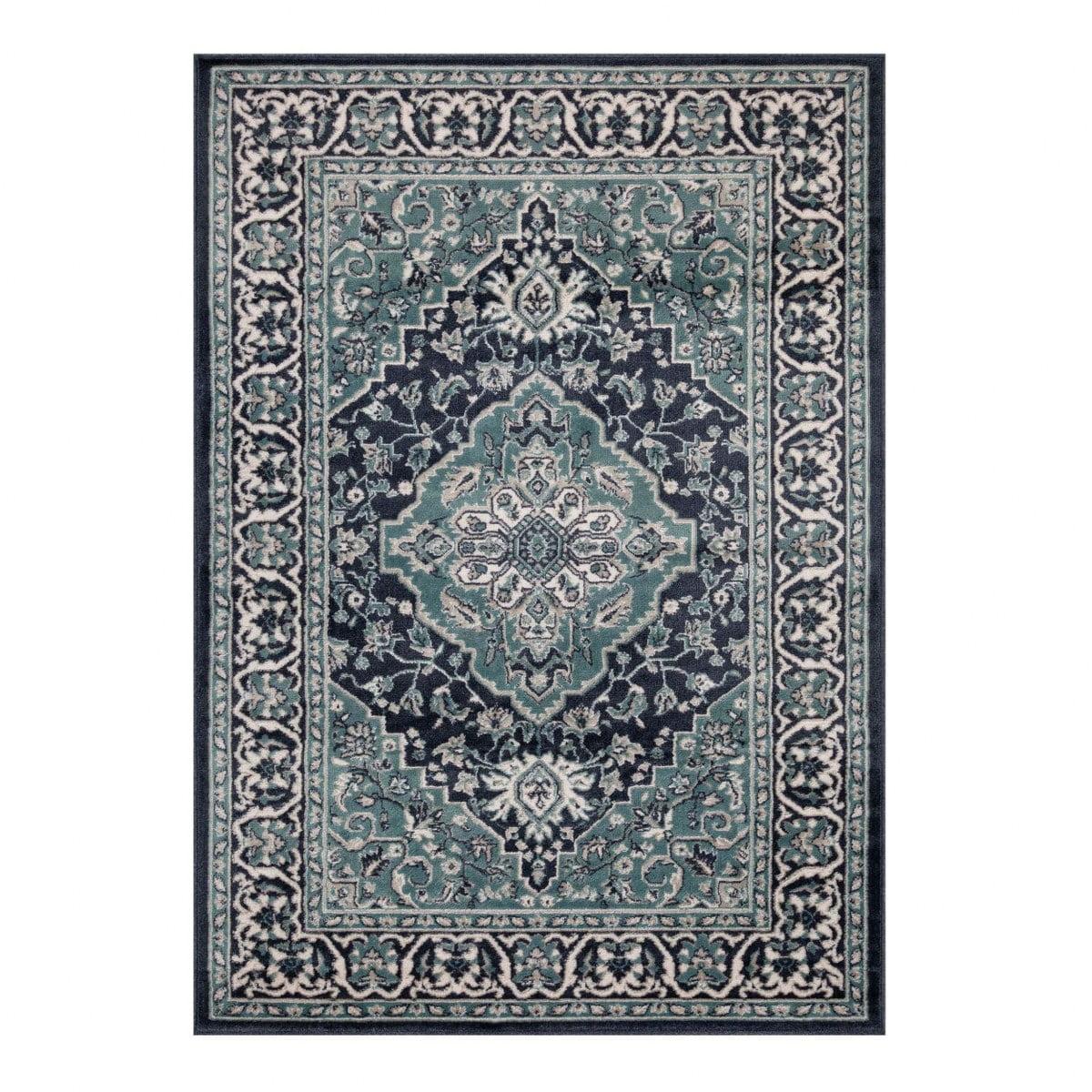 Superior Glendale Oriental Medallion Indoor Area Rug, 3'x5', Deep Royal