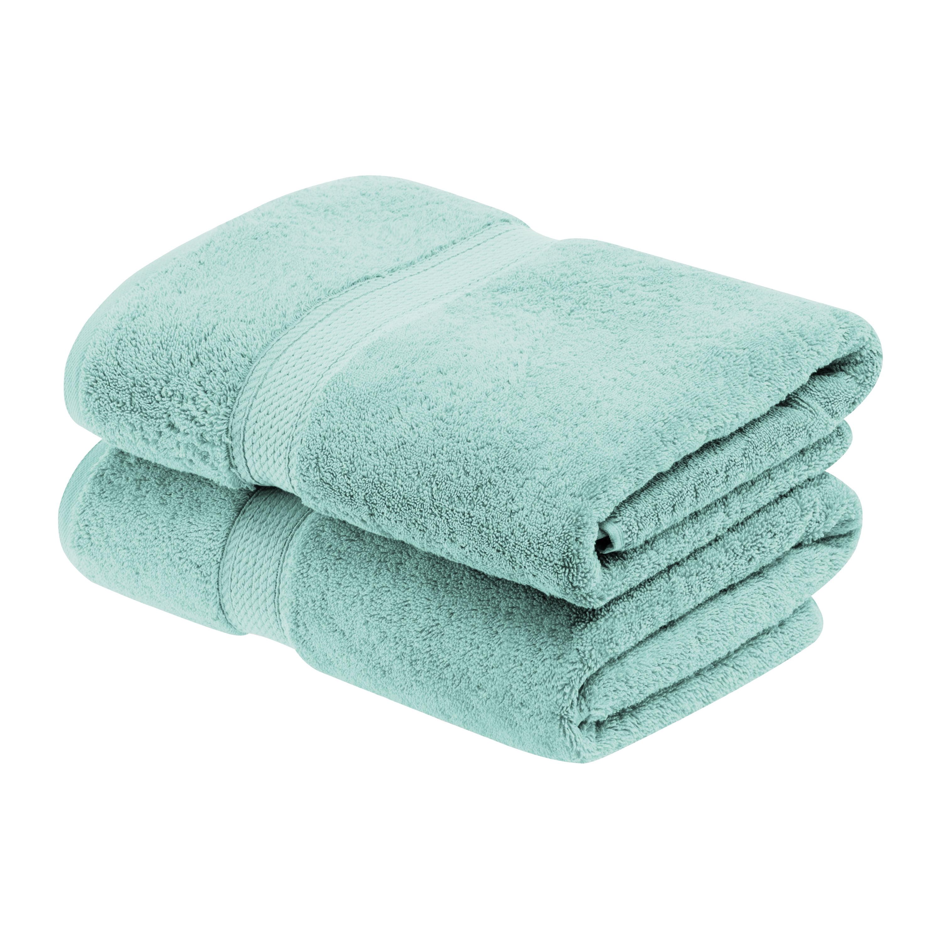 Oversized Sea Foam Egyptian Cotton Bath Towel Set