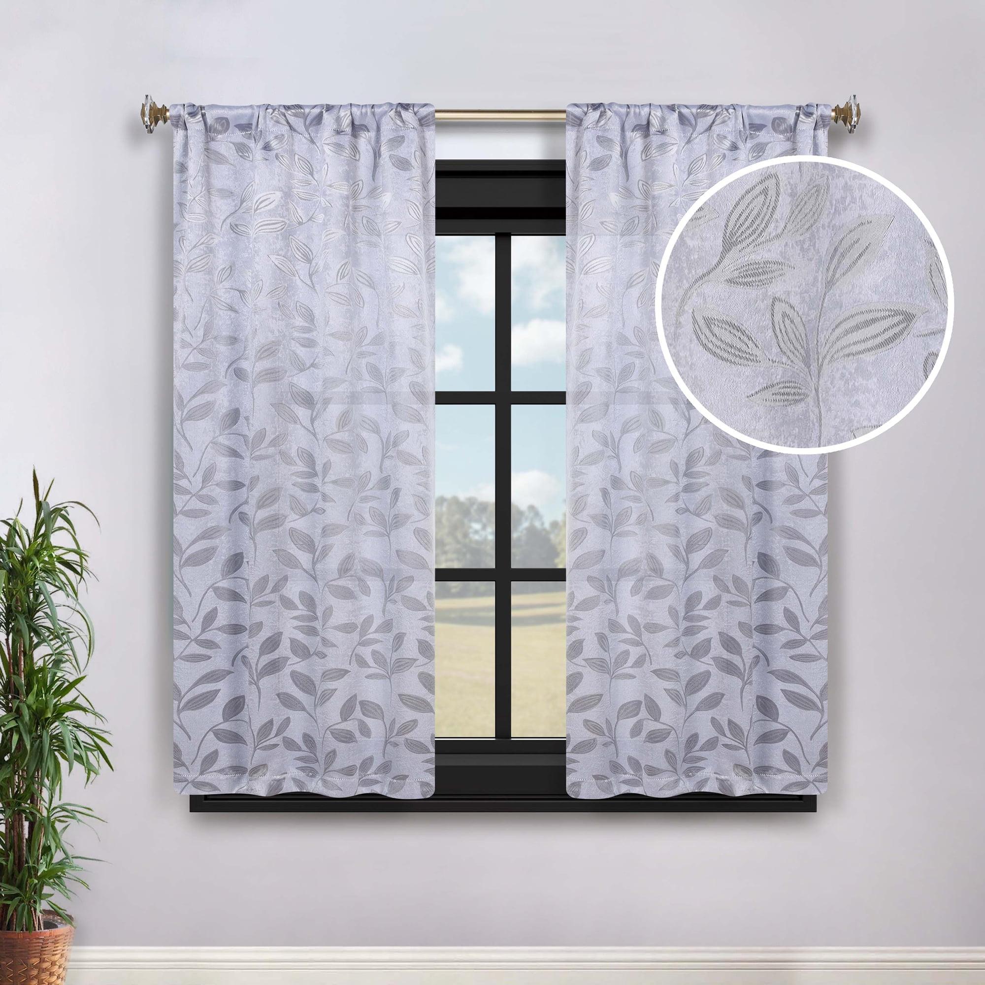 Superior Modern Bohemian Leaves Polyester Machine Washable Room Darkening Blackout Curtains by Superior & Reviews | Wayfair